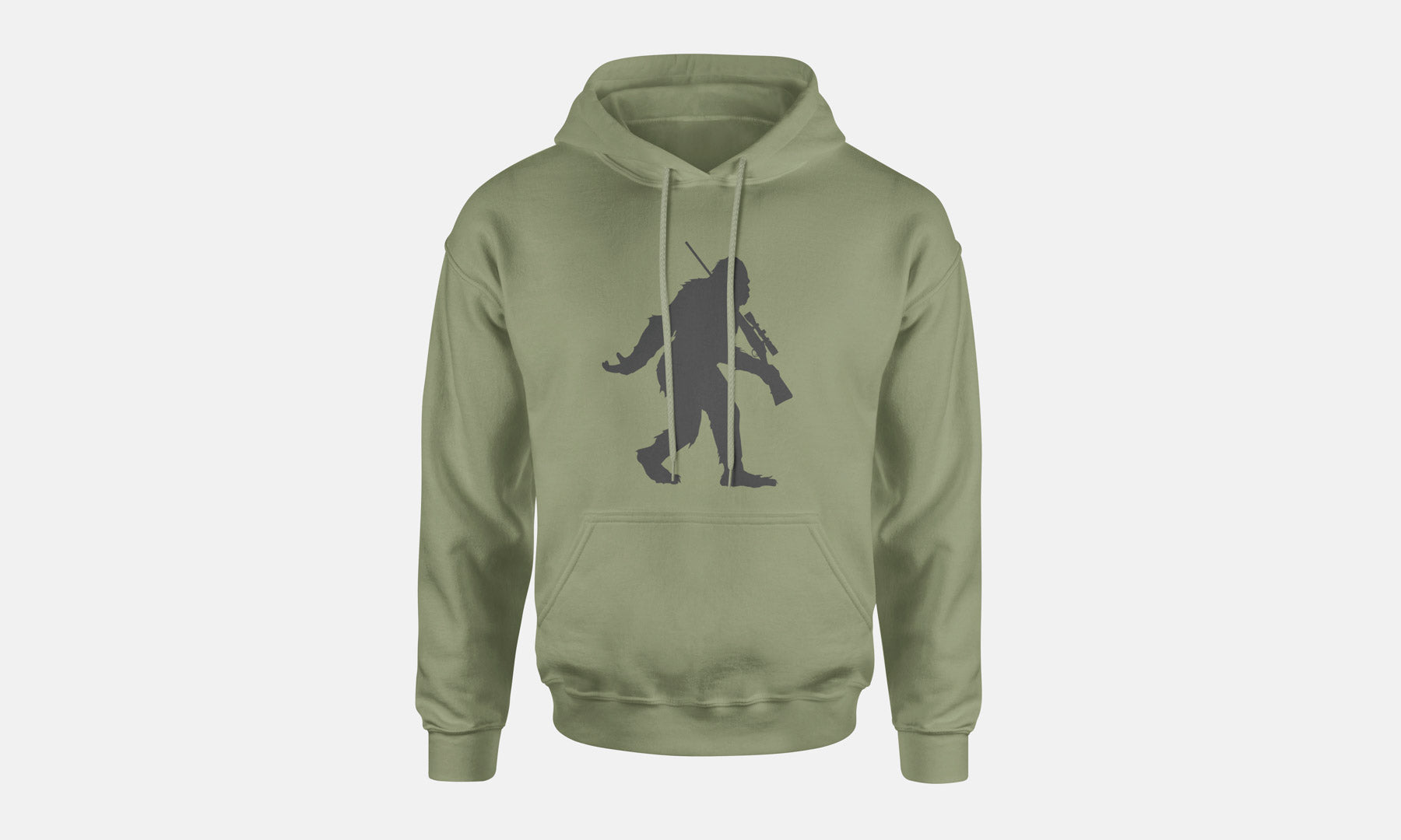 Sasquatch Rifle Hunting Hooded Sweatshirt