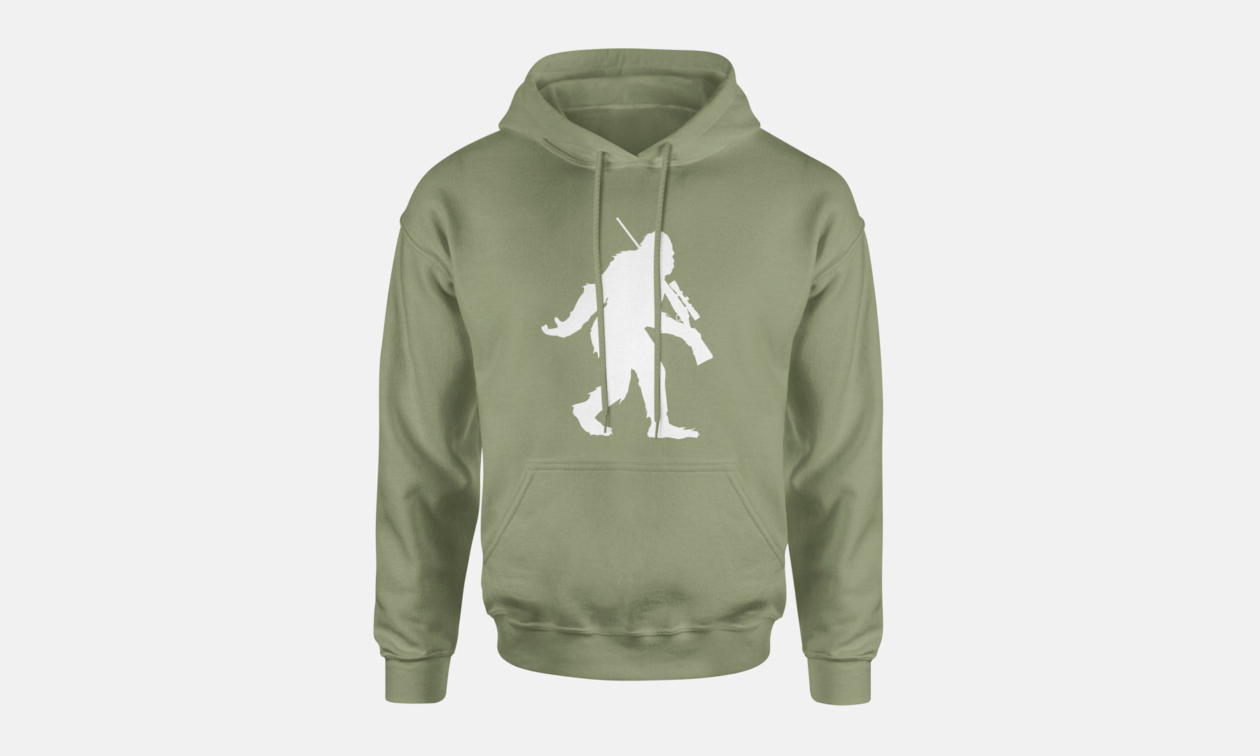 Sasquatch Rifle Hunting Hooded Sweatshirt