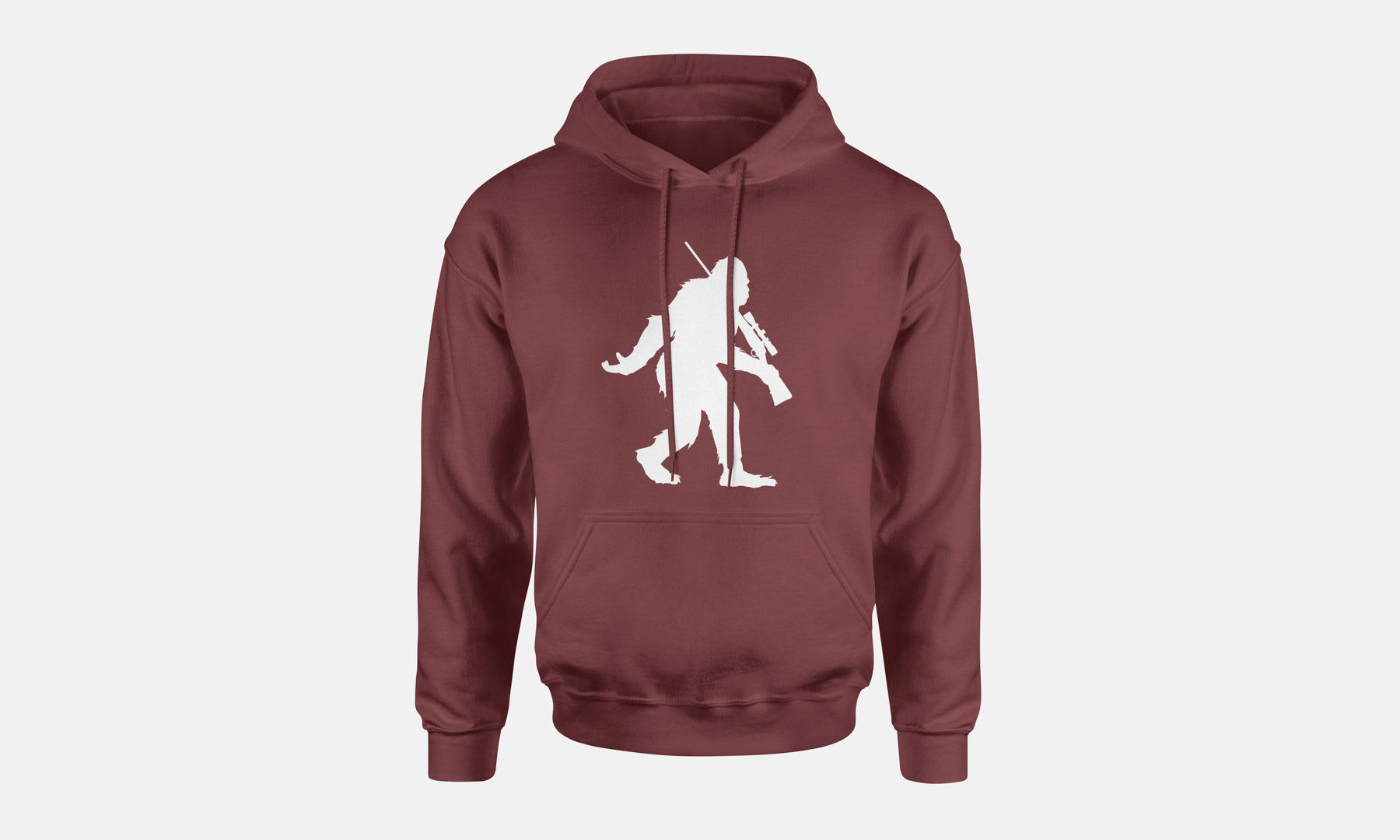 Sasquatch Rifle Hunting Hooded Sweatshirt