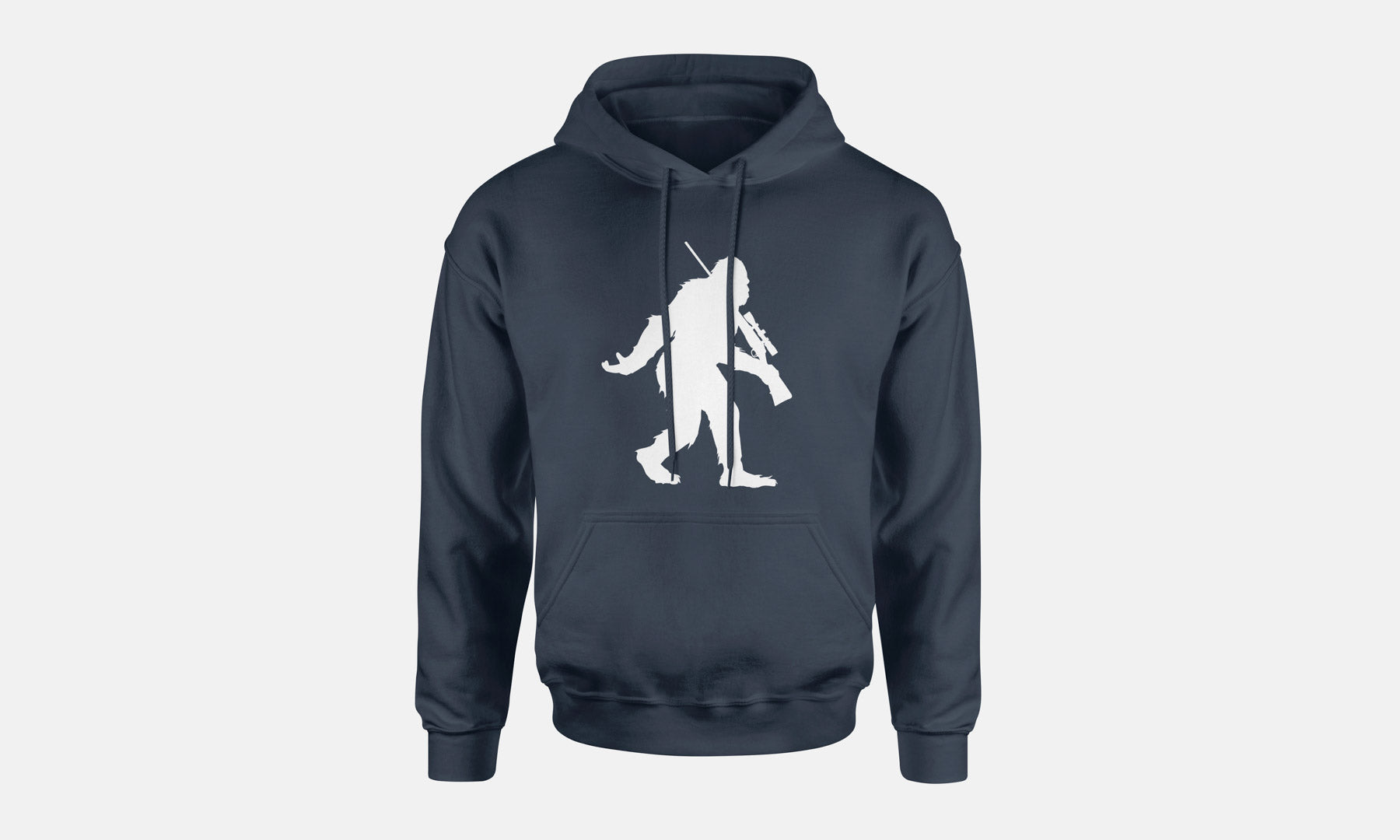Sasquatch Rifle Hunting Hooded Sweatshirt