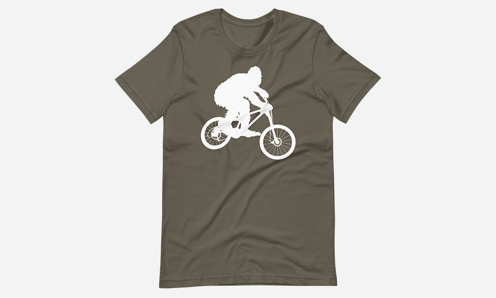 Sasquatch Mountain Biking T-Shirt