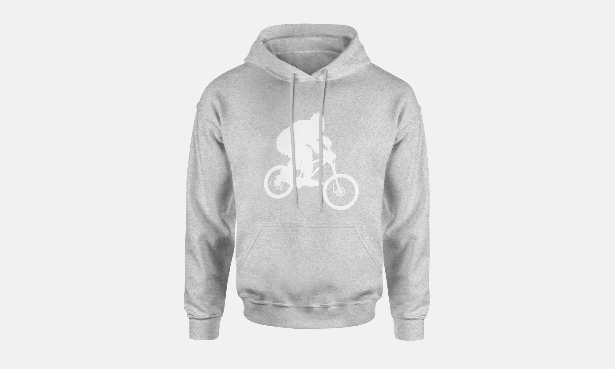 Sasquatch Mountain Biking Hooded Sweatshirt