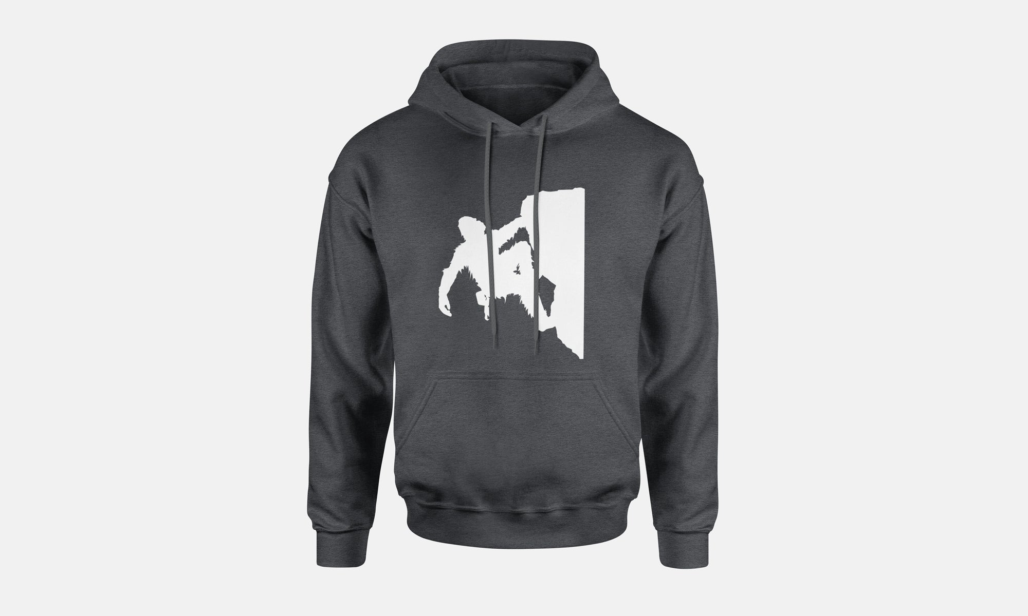 Sasquatch Rock Climbing Hooded Sweatshirt