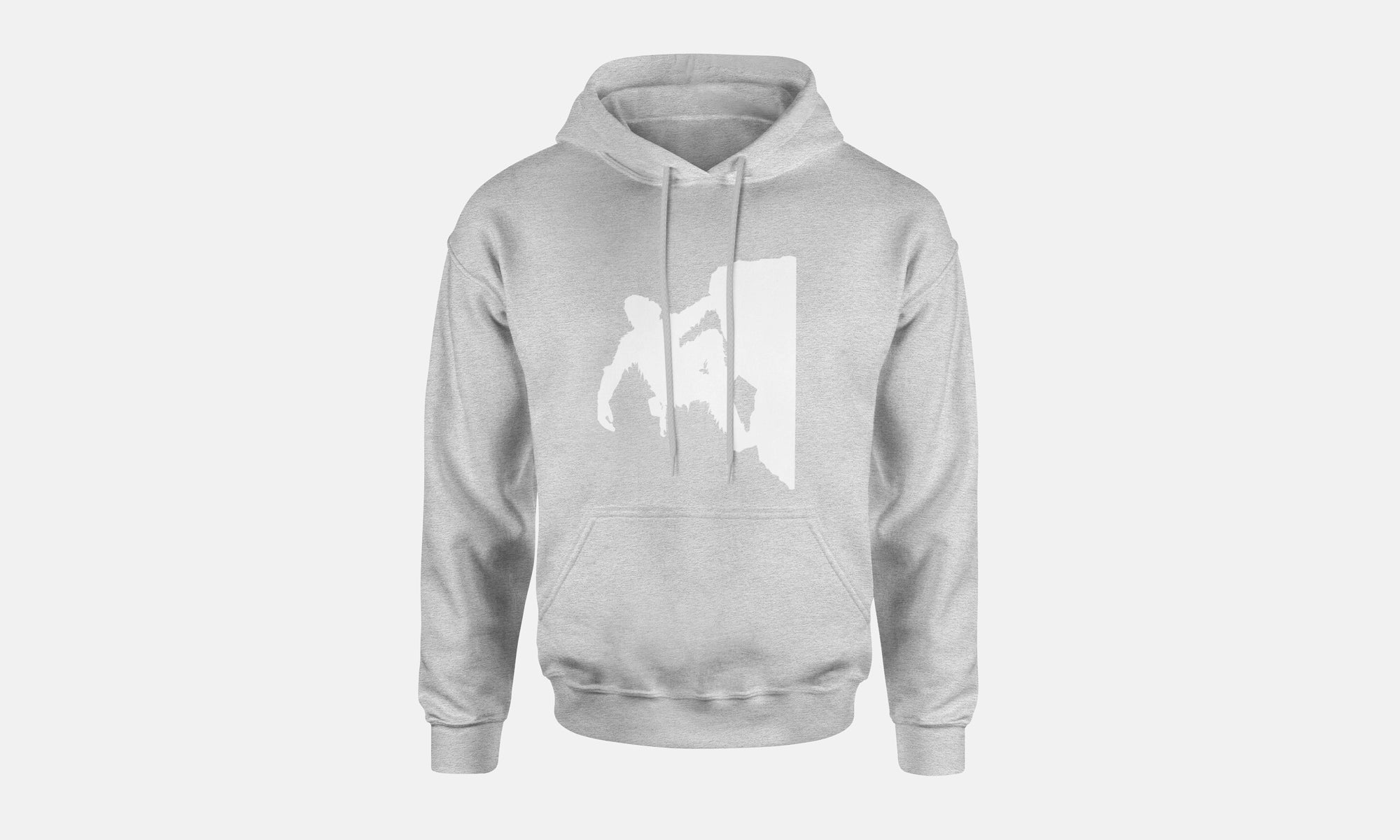 Sasquatch Rock Climbing Hooded Sweatshirt