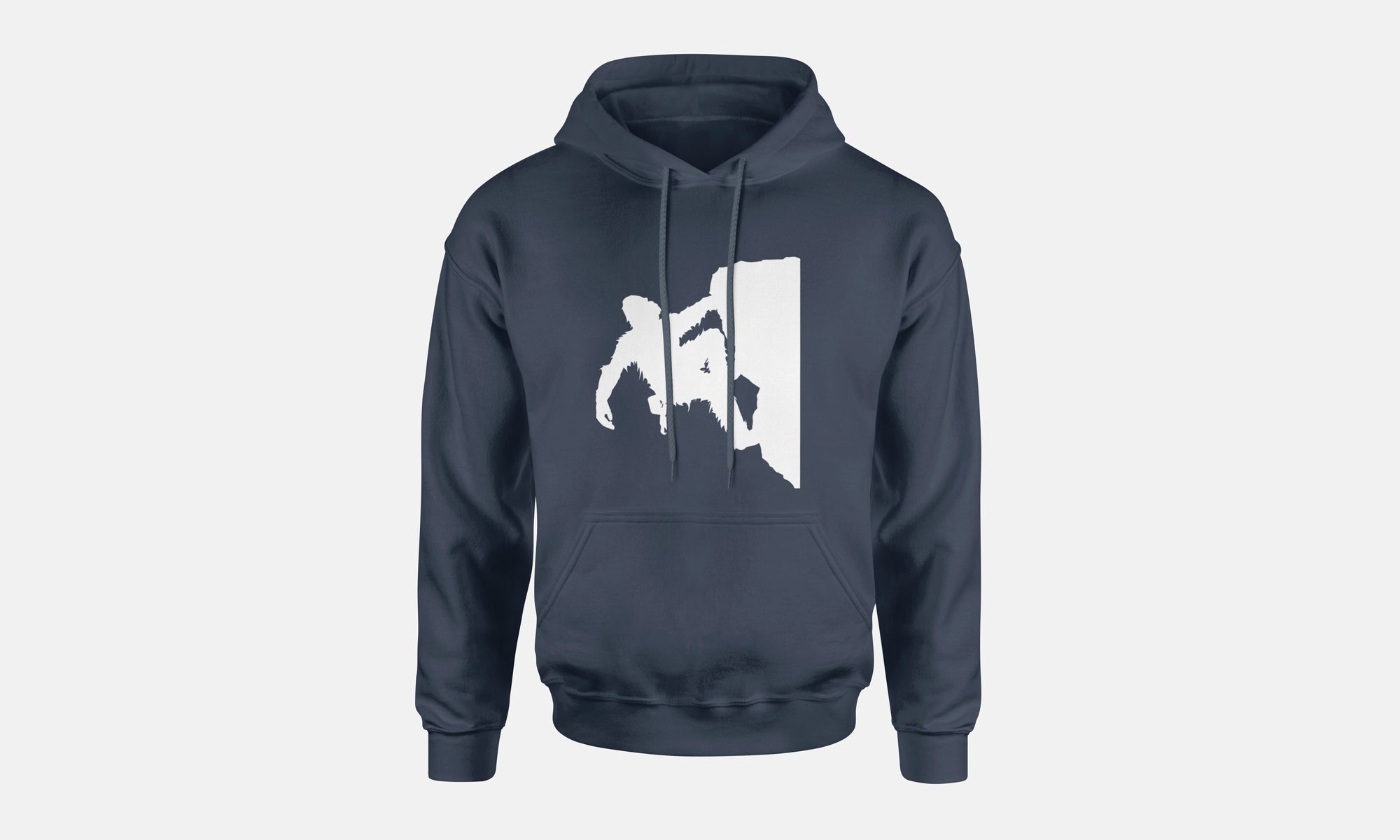 Sasquatch Rock Climbing Hooded Sweatshirt