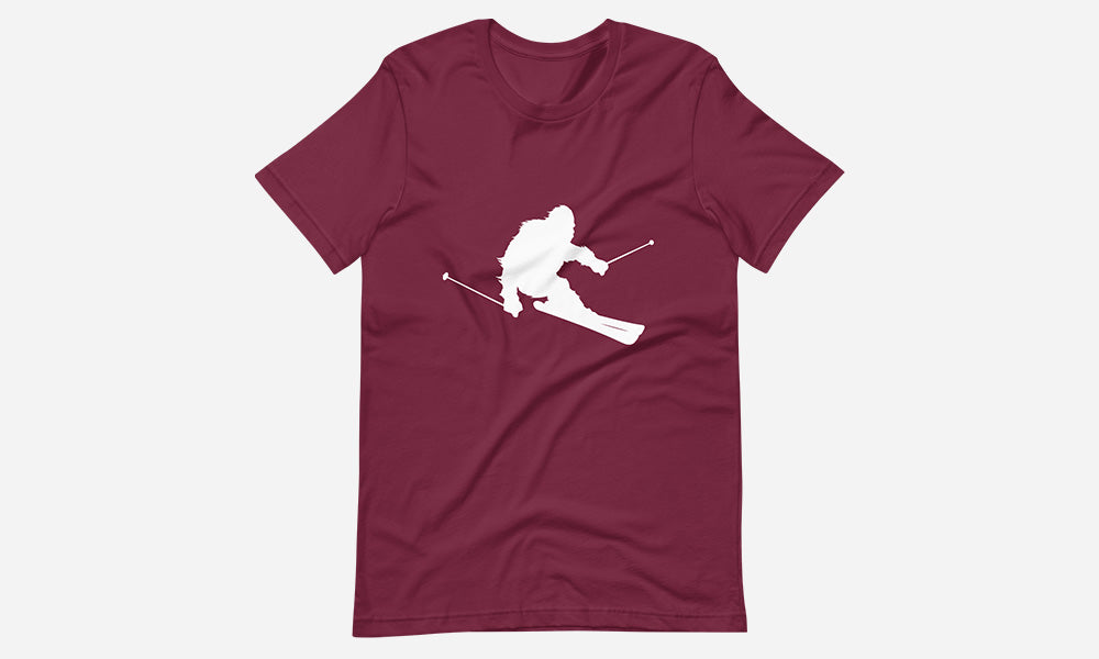 Sasquatch Skiing T-Shirt