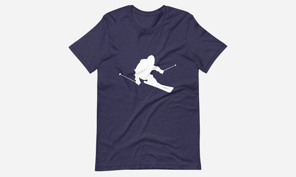 Sasquatch Skiing T-Shirt
