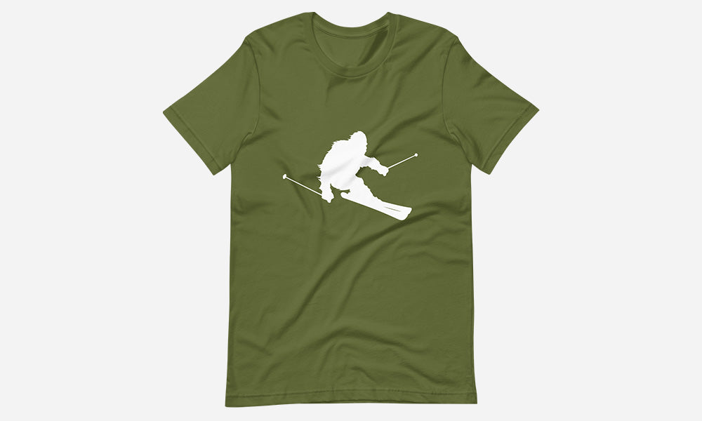 Sasquatch Skiing T-Shirt