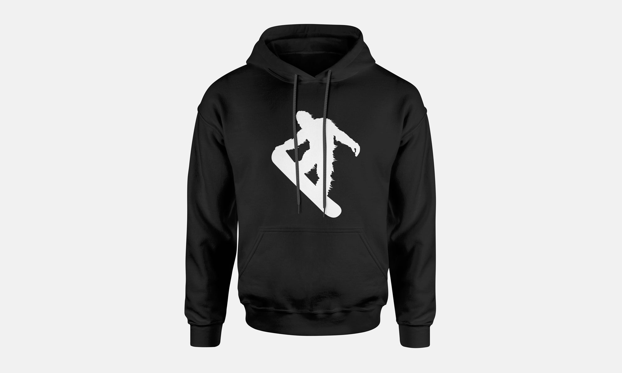 Sasquatch Snowboarding Hooded Sweatshirt