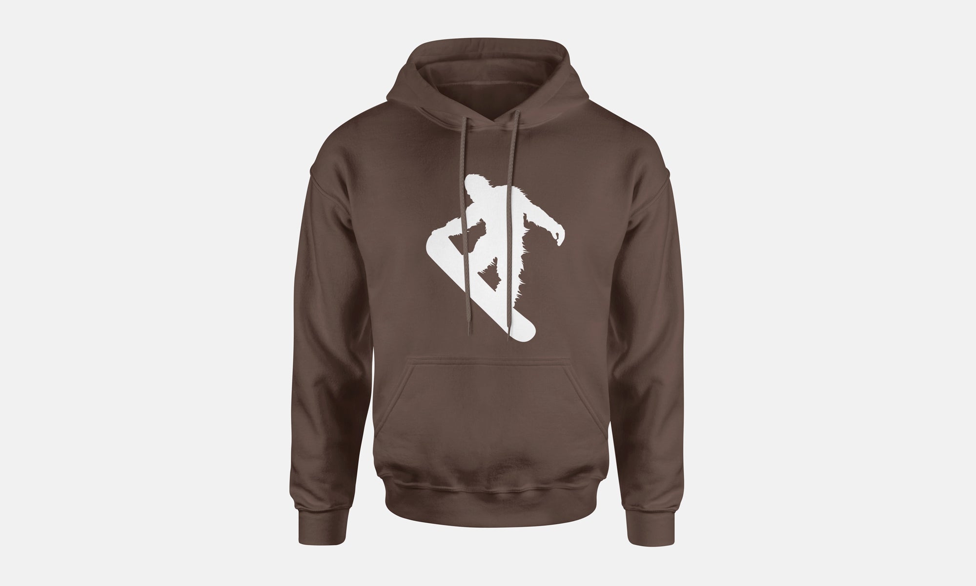 Sasquatch Snowboarding Hooded Sweatshirt