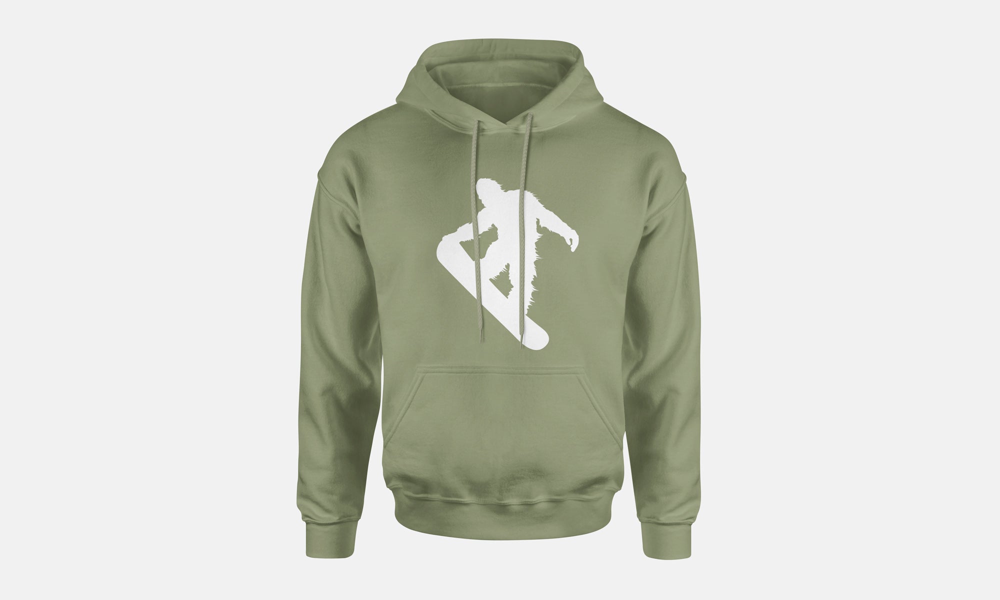 Sasquatch Snowboarding Hooded Sweatshirt