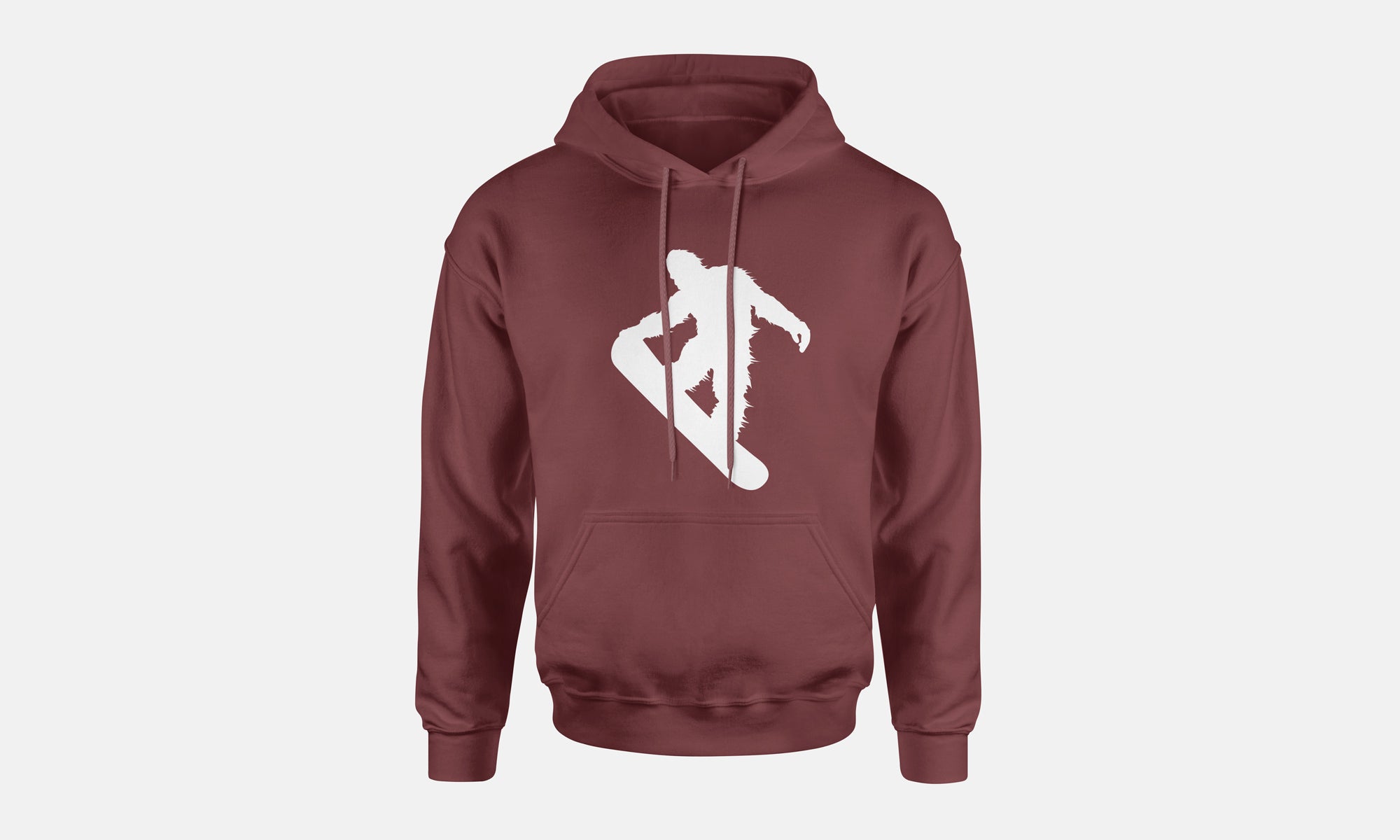 Sasquatch Snowboarding Hooded Sweatshirt