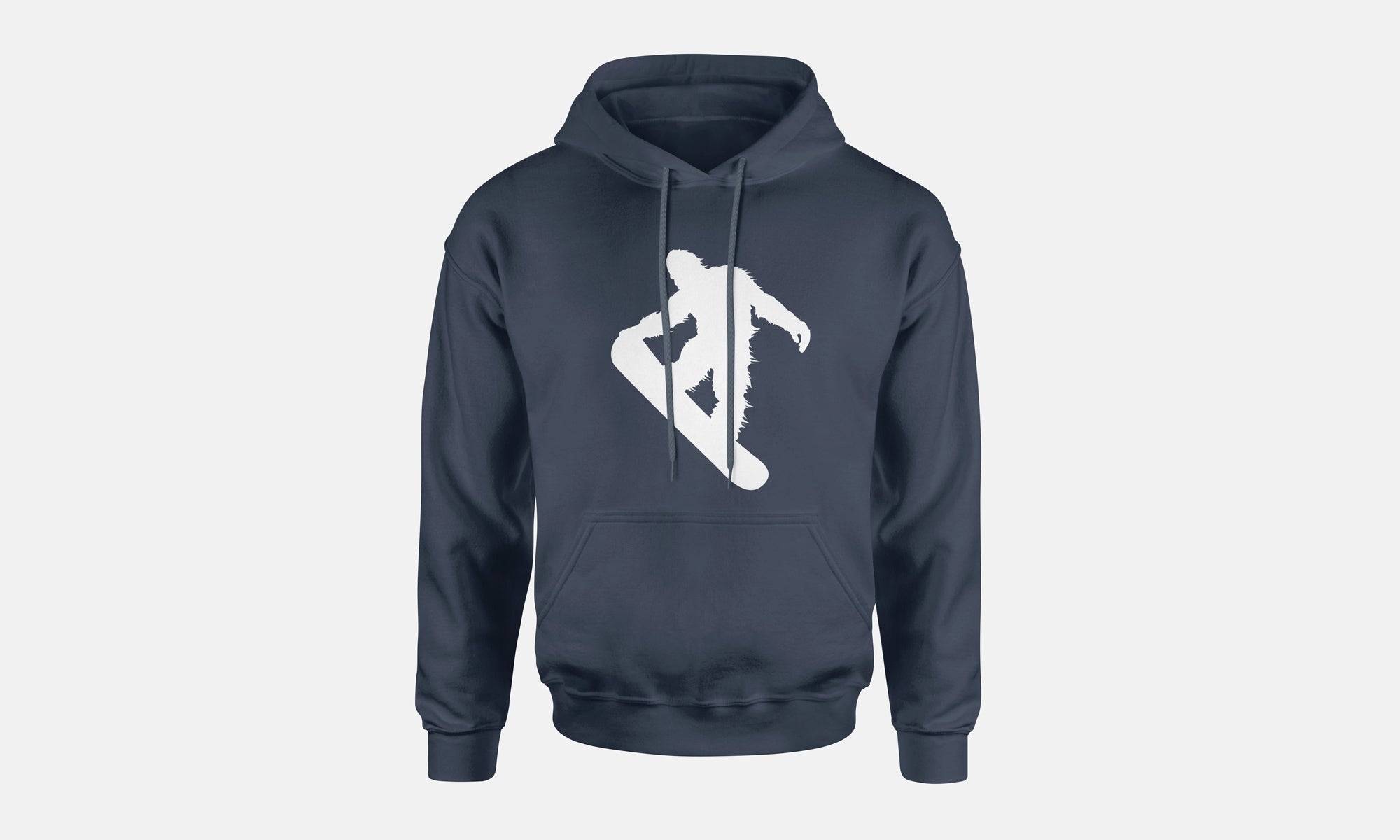 Sasquatch Snowboarding Hooded Sweatshirt