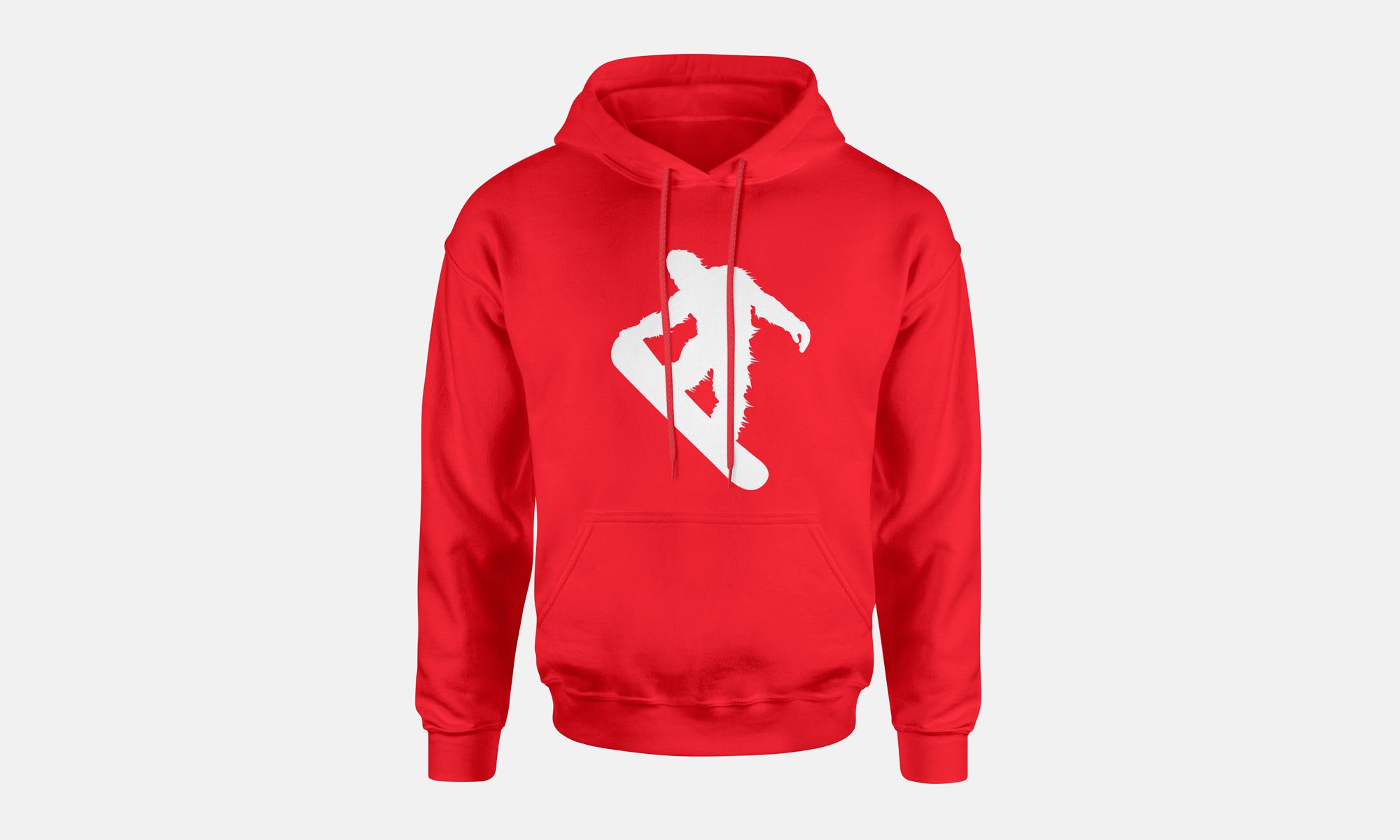 Sasquatch Snowboarding Hooded Sweatshirt