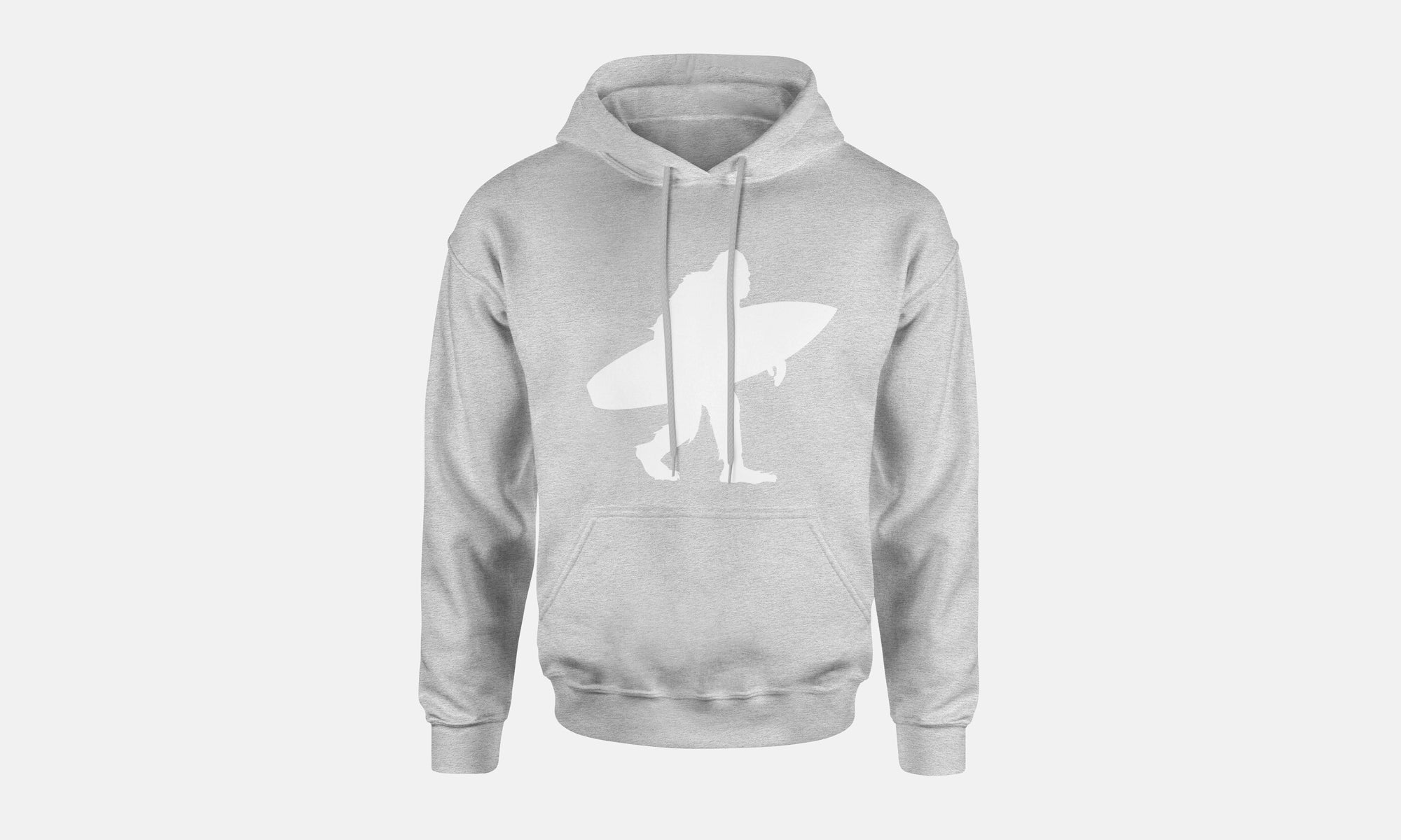 Sasquatch Surfing Hooded Sweatshirt