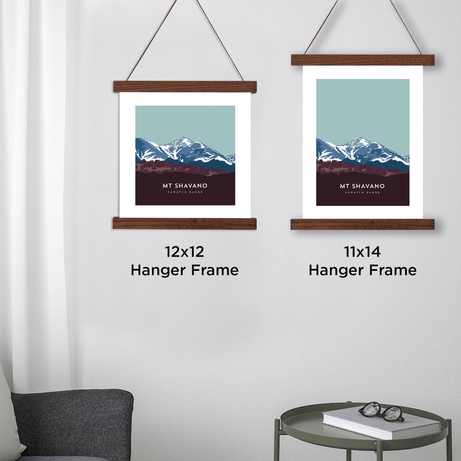 Mount Shavano Colorado 14er Hanger Frame Poster