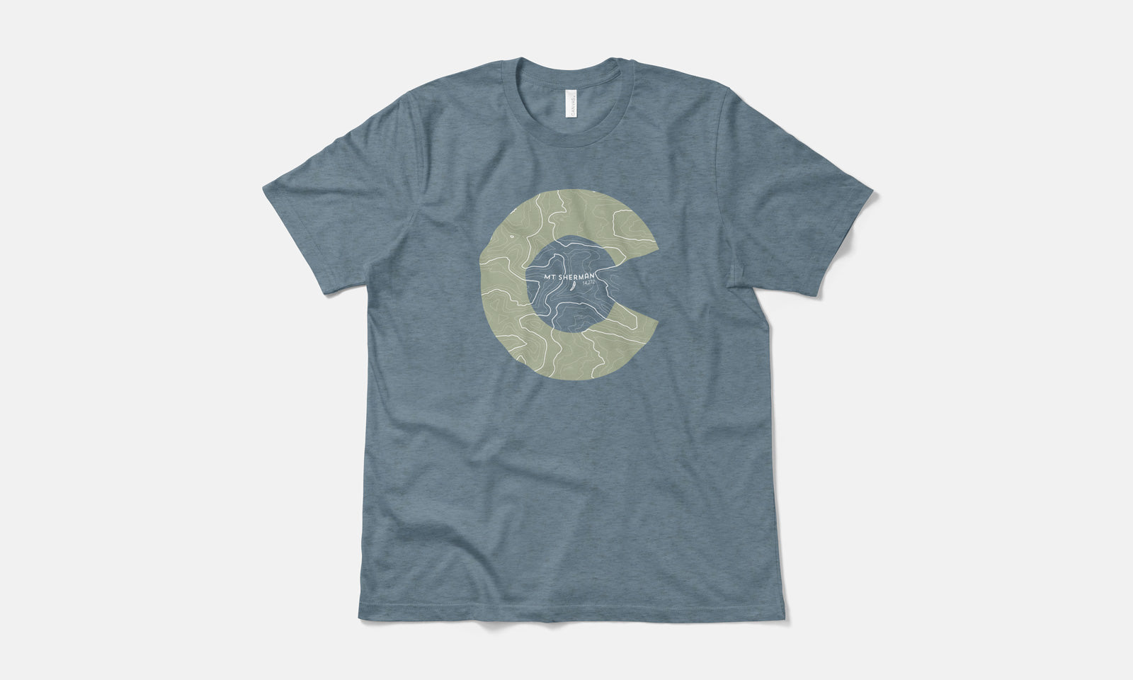 Mount Sherman Topo 14er Shirt