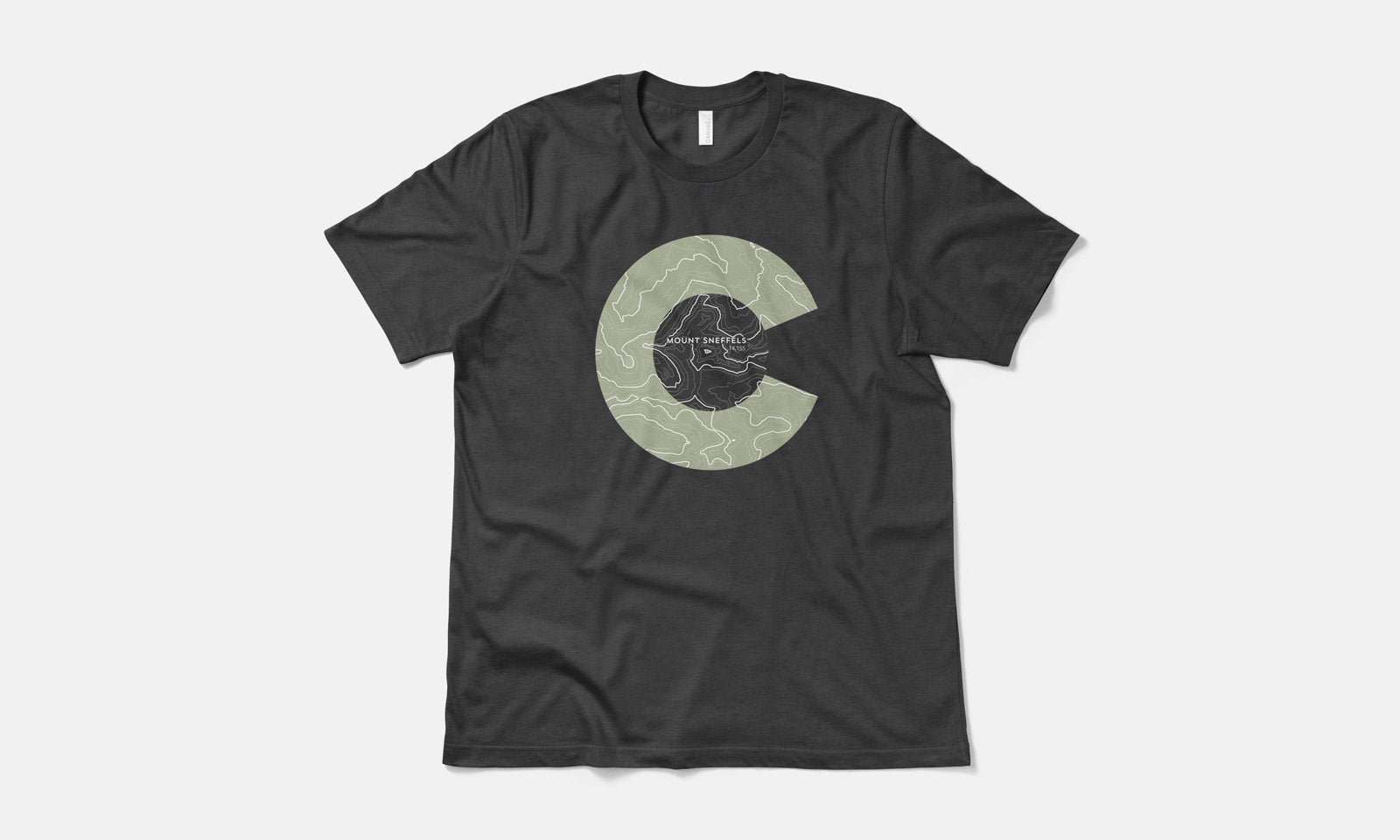 Mount Sneffels Topo 14er Shirt