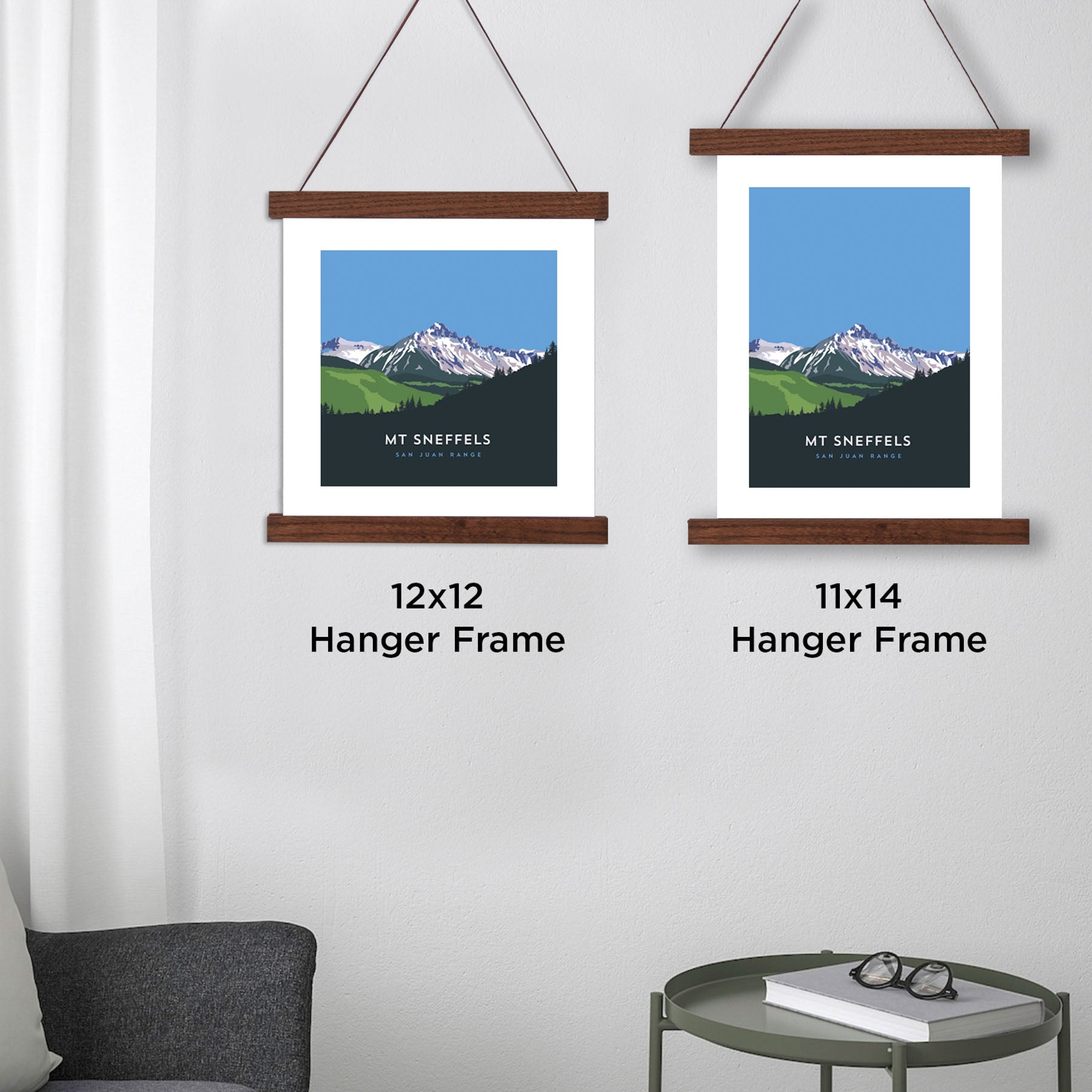 Mount Sneffels Colorado 14er Hanger Frame Poster