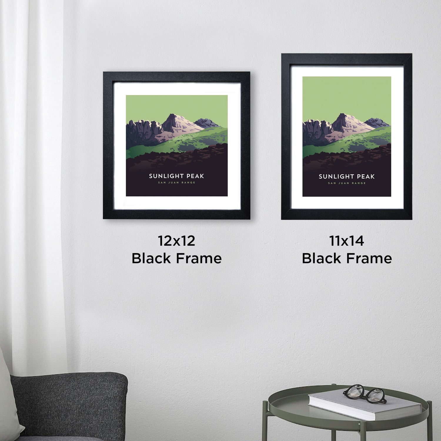Sunlight Peak Colorado 14er Framed Print
