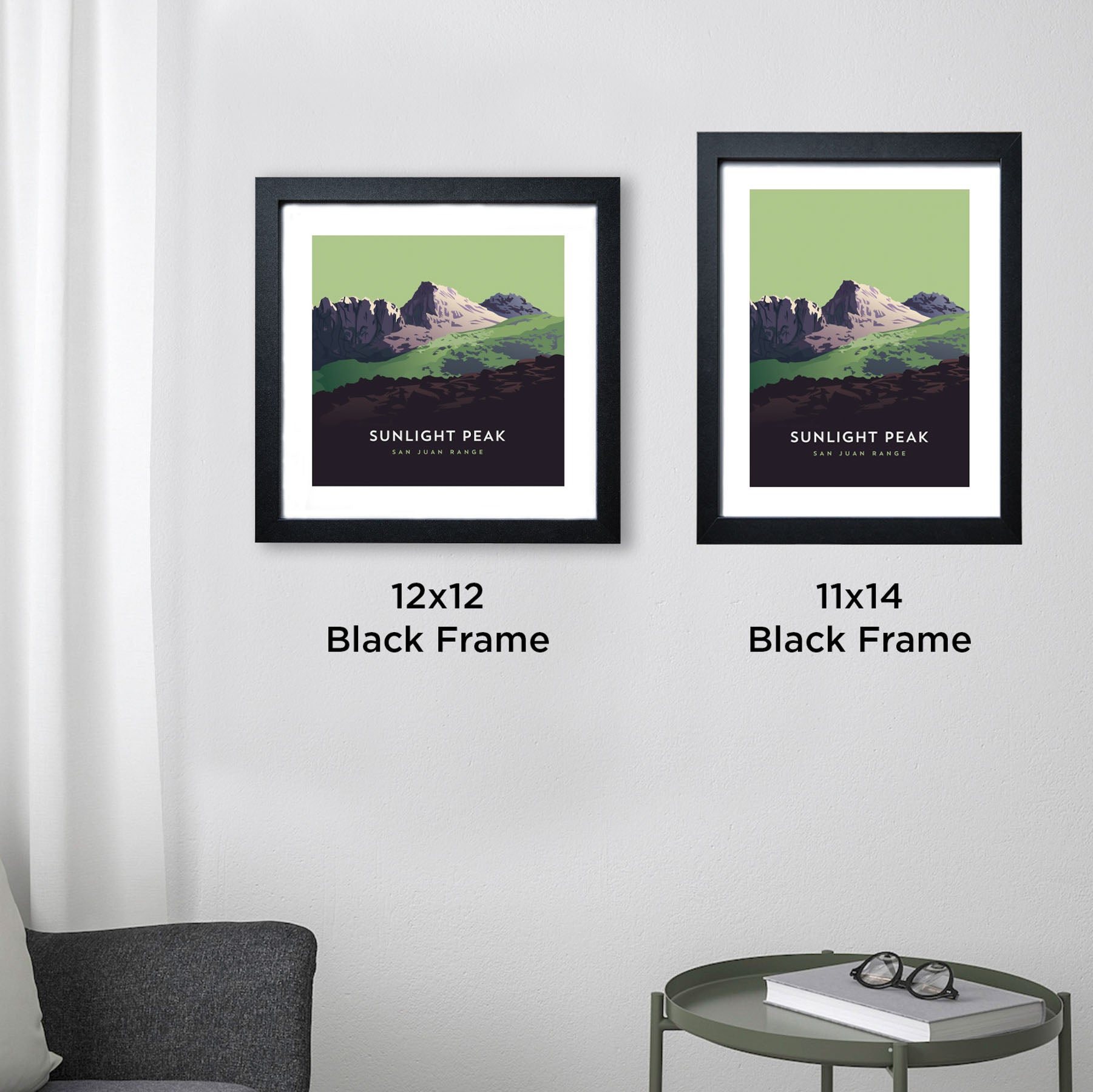 Sunlight Peak Colorado 14er Framed Print