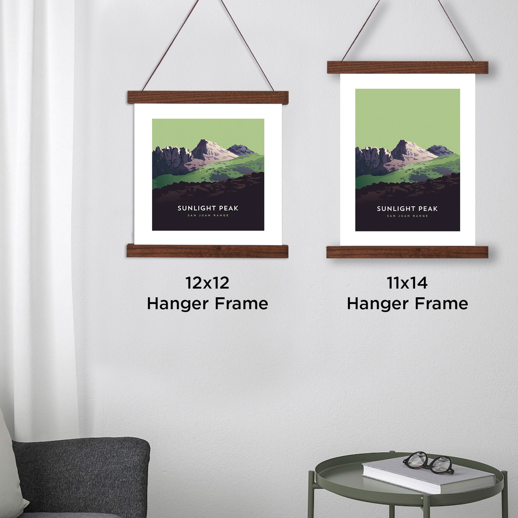Sunlight Peak Colorado 14er Framed Poster