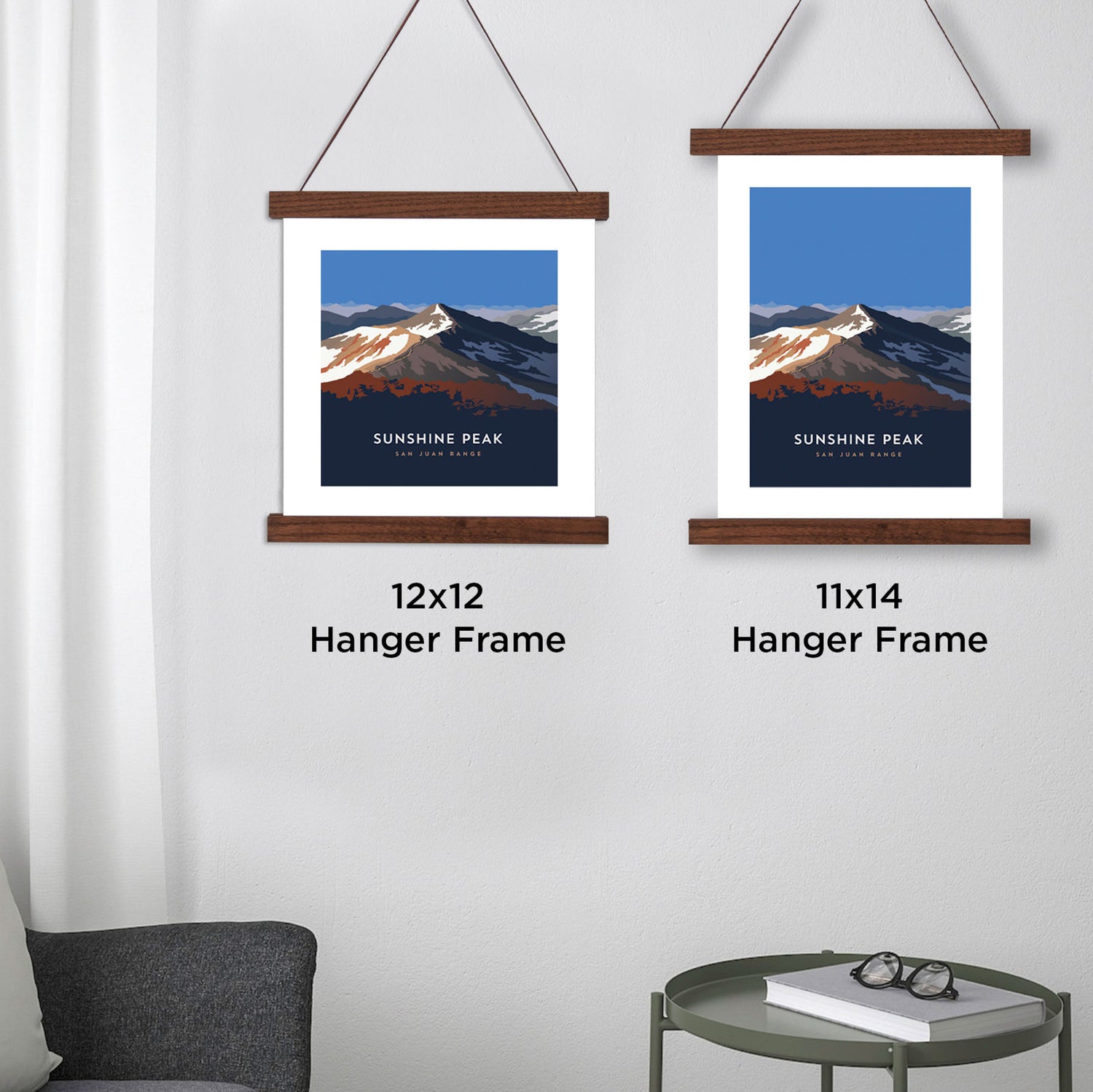 Sunshine Peak Colorado 14er Hanger Frame Poster