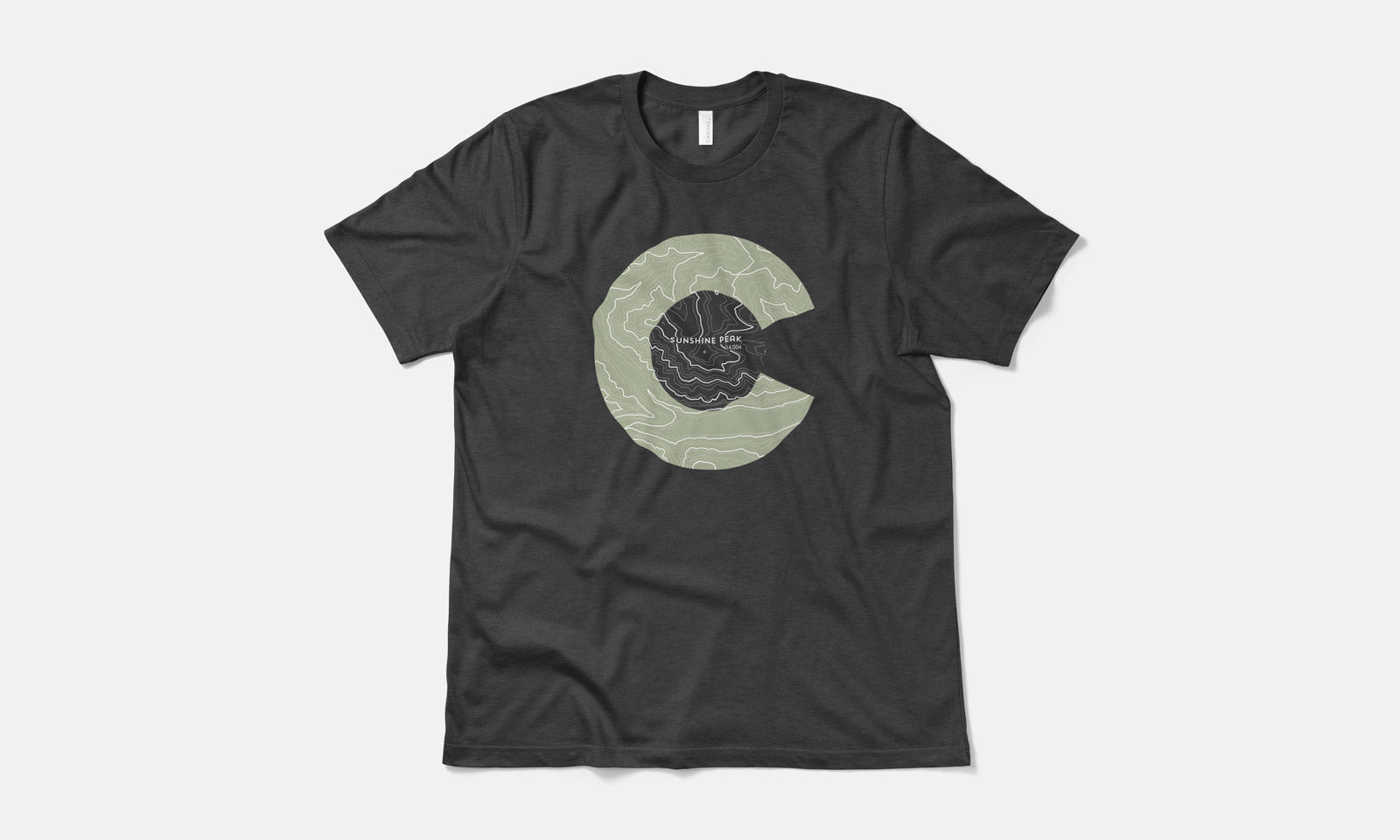 Sunshine Peak Topo 14er Shirt