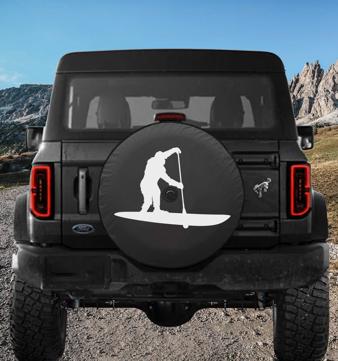 Sasquatch Spare Tire Cover -  Stand Up Paddleboard