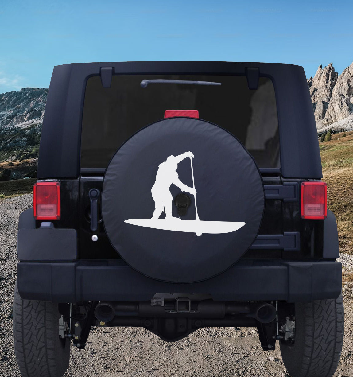 Sasquatch Spare Tire Cover - Stand Up Paddleboard