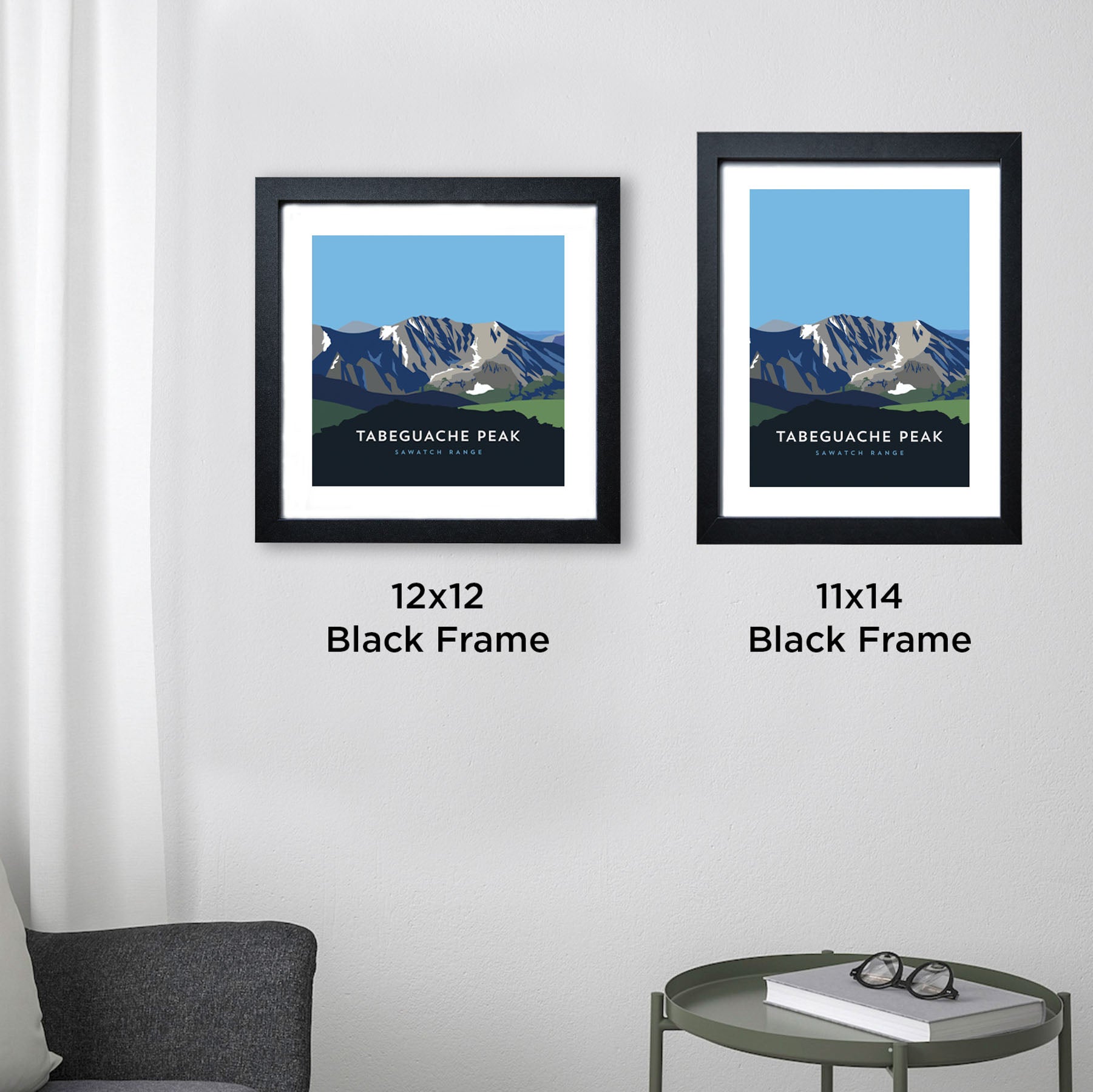 Tabeguache Peak Colorado 14er Framed Poster