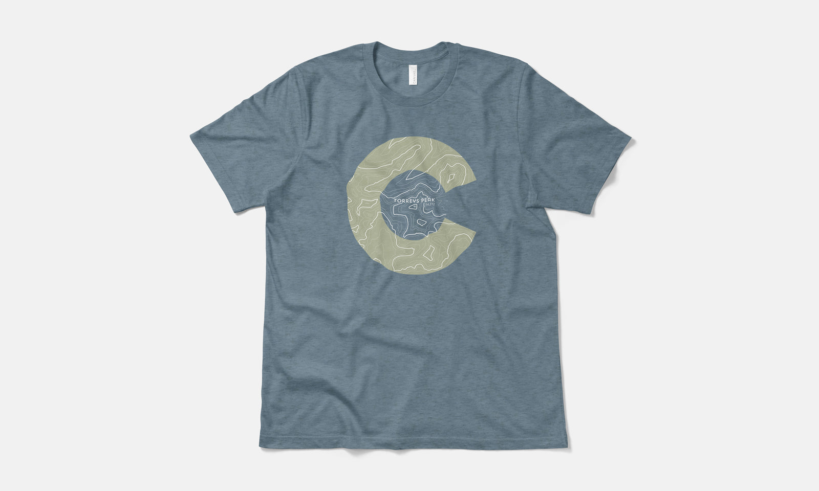 Torreys Peak Topo 14er Shirt
