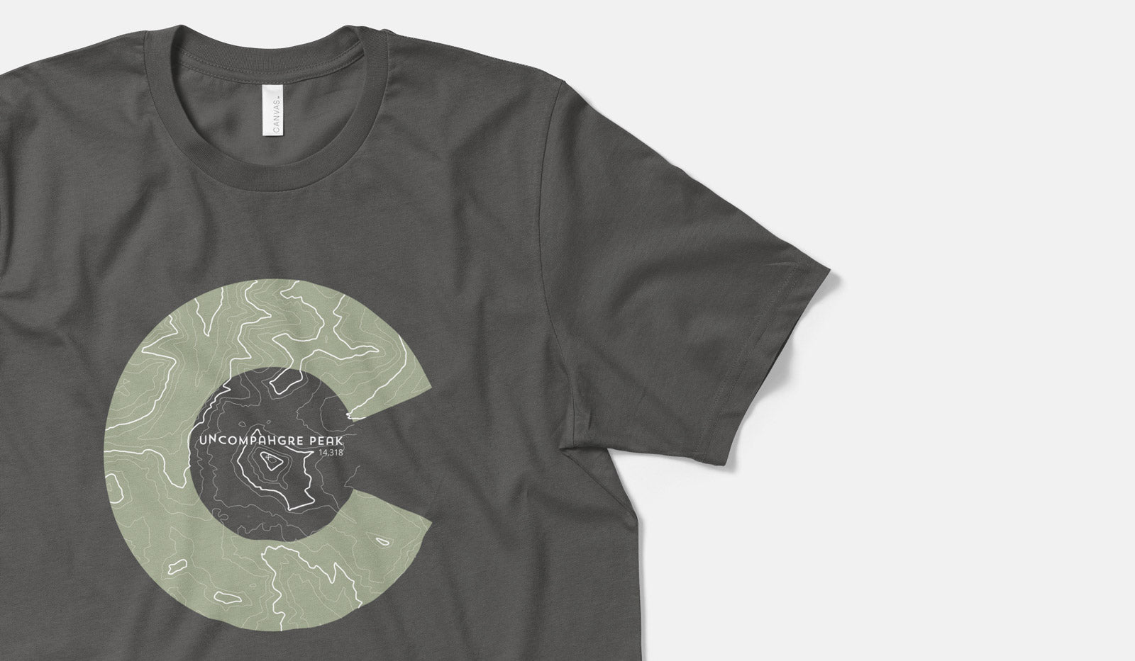 Uncompahgre Peak Topo 14er Shirt