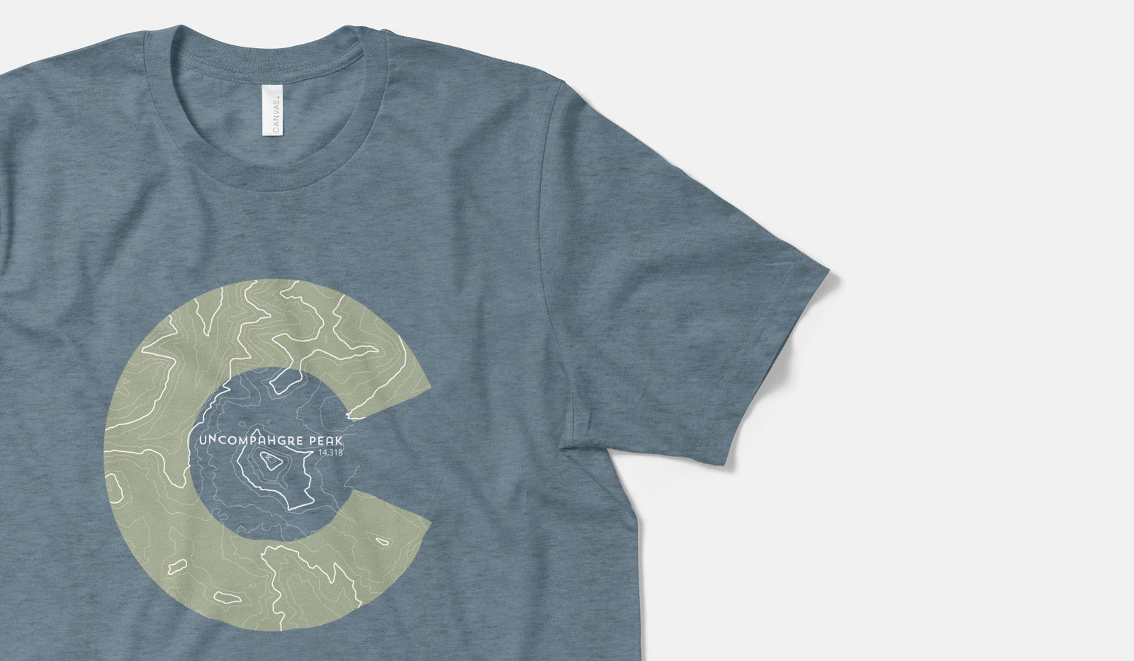 Uncompahgre Peak Topo 14er Shirt