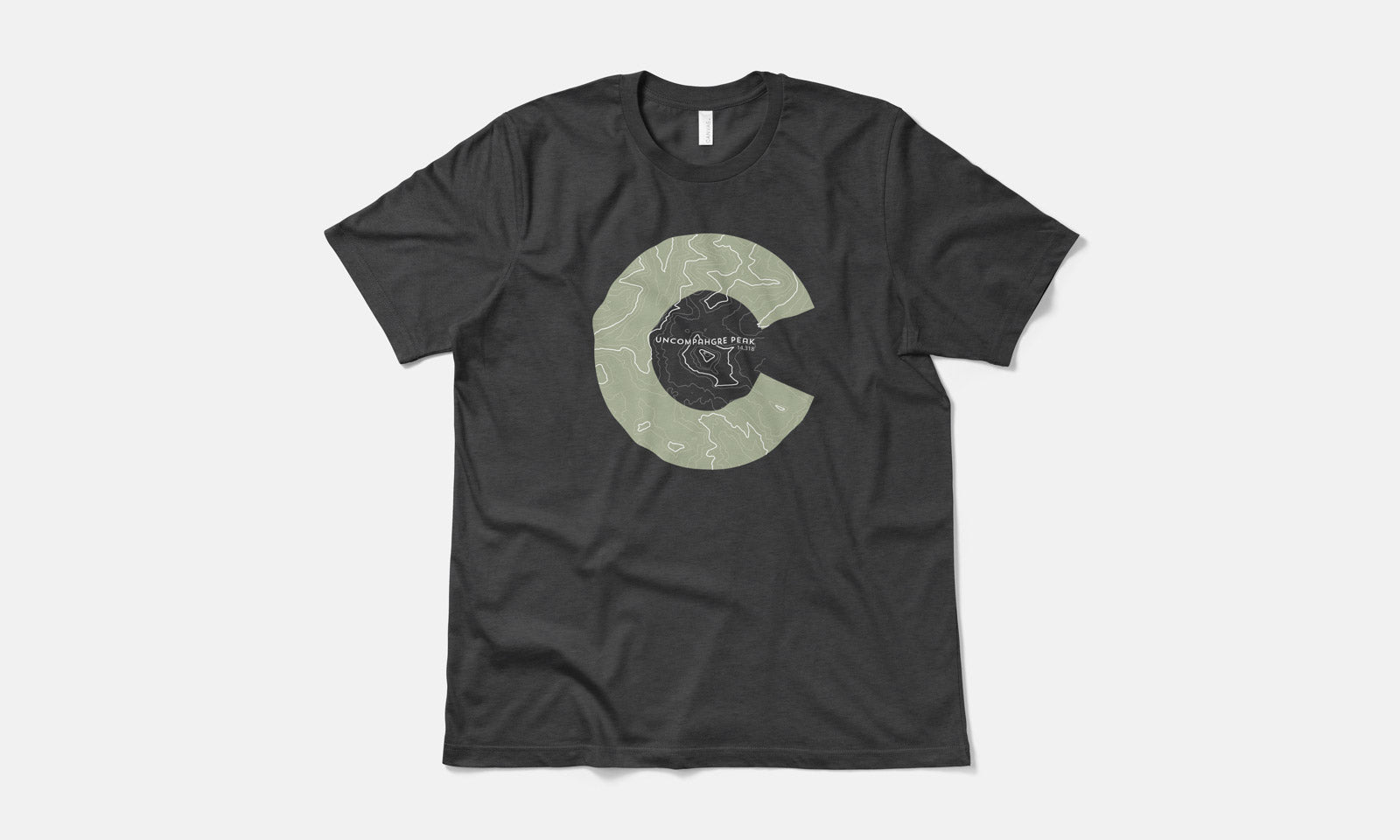 Uncompahgre Peak Topo 14er Shirt