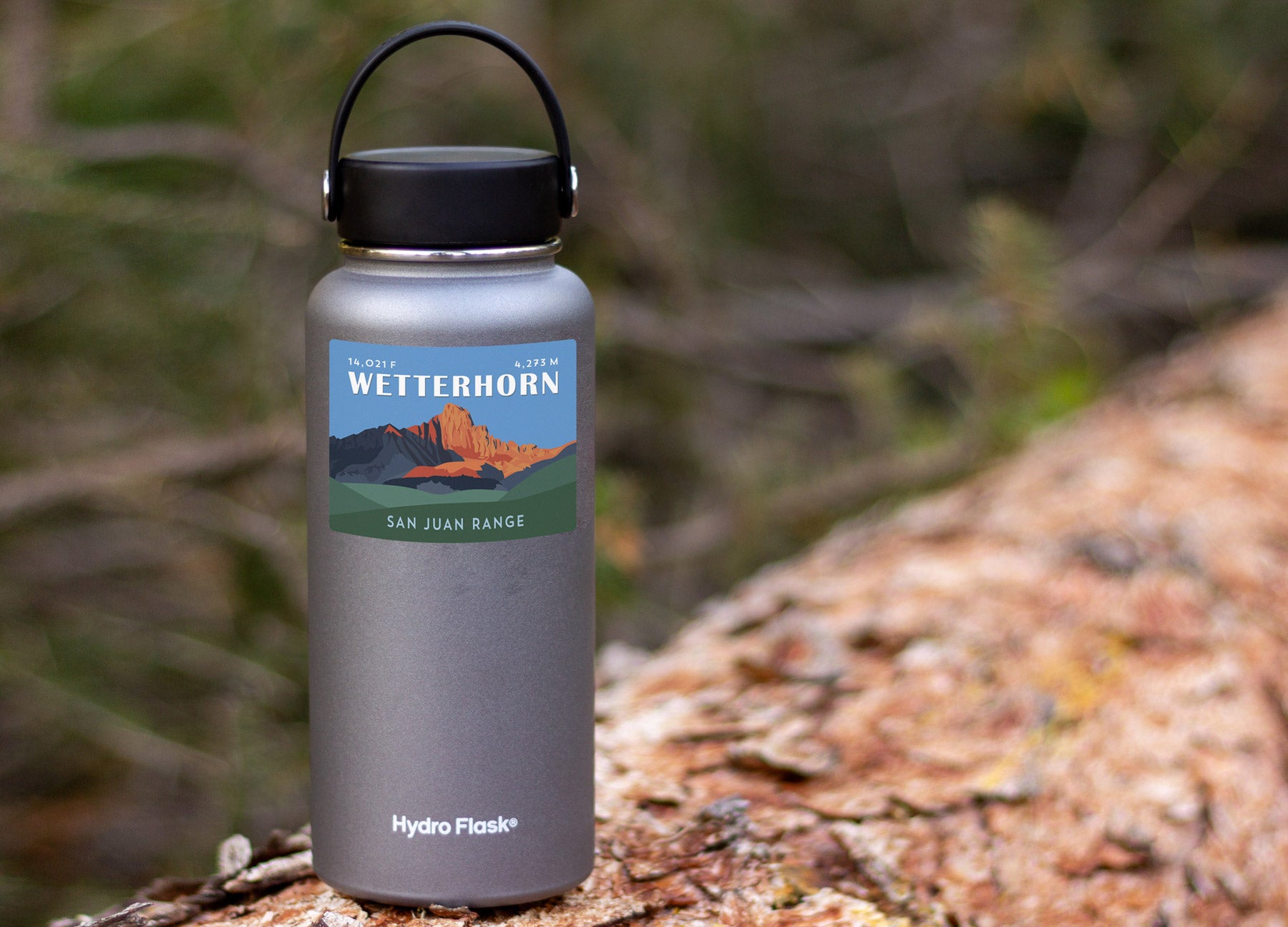 Wetterhorn Peak Colorado 14er Sticker