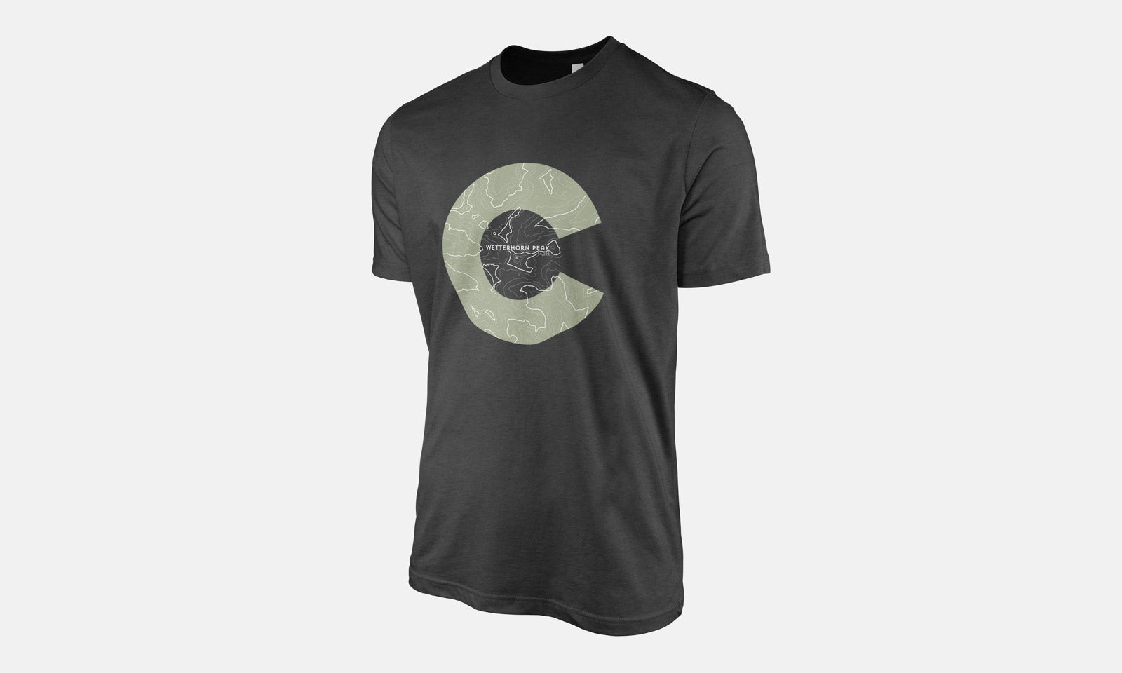 Wetterhorn Peak Topo 14er Shirt