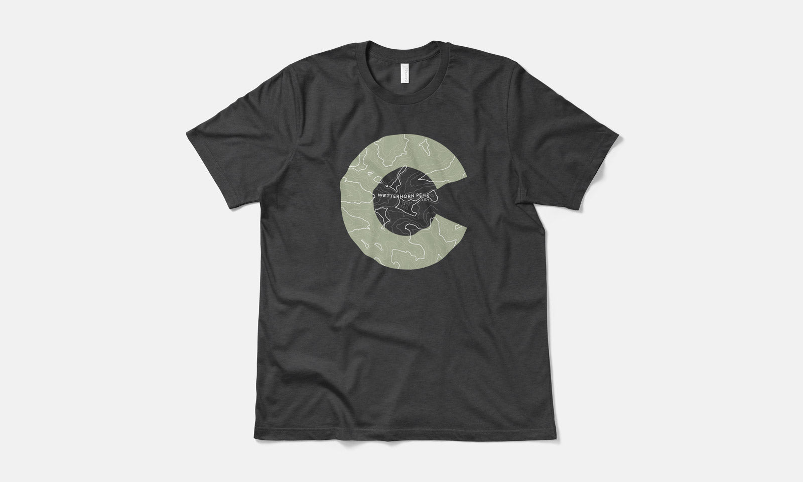 Wetterhorn Peak Topo 14er Shirt