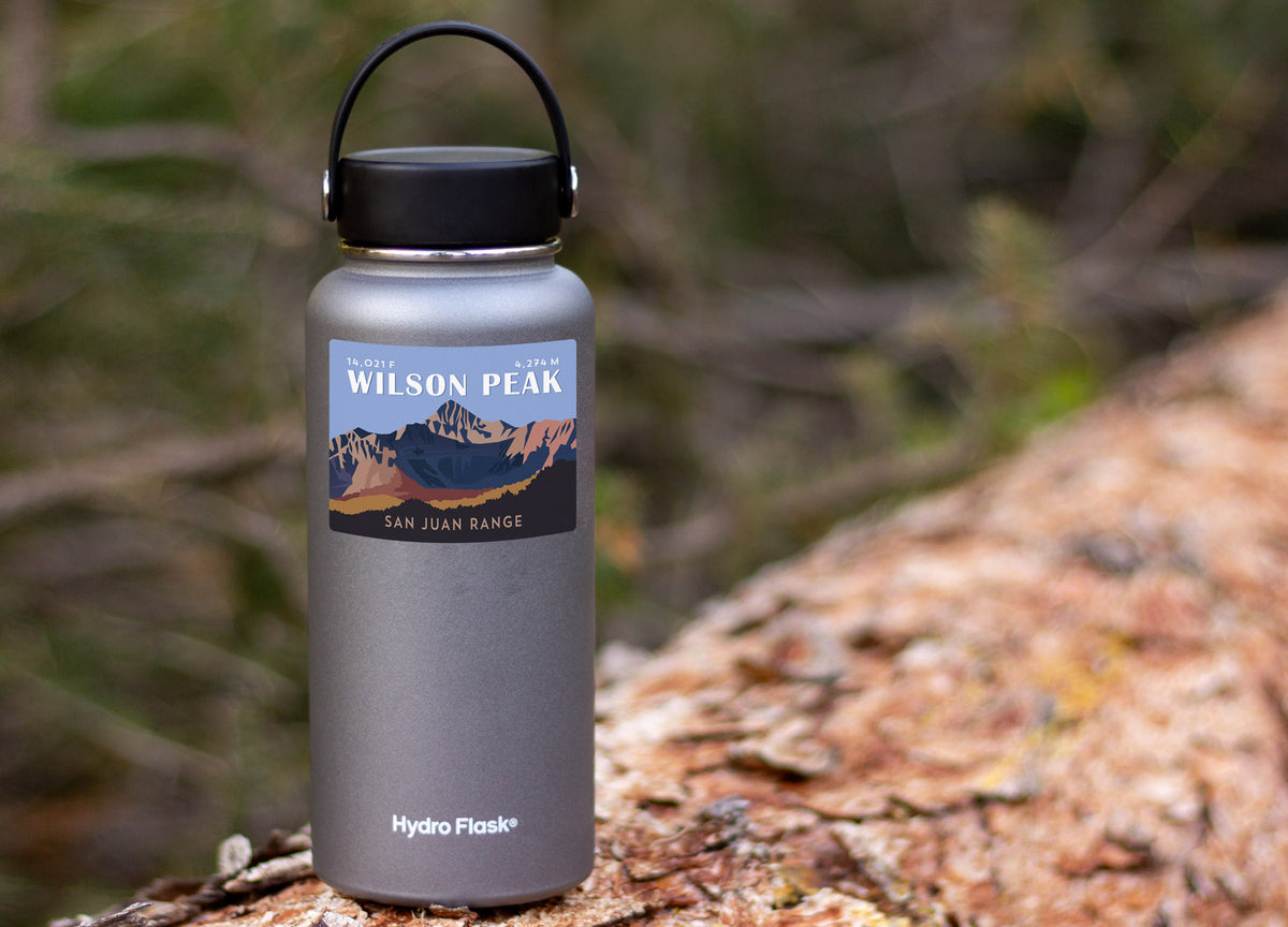 Wilson Peak Colorado 14er Sticker
