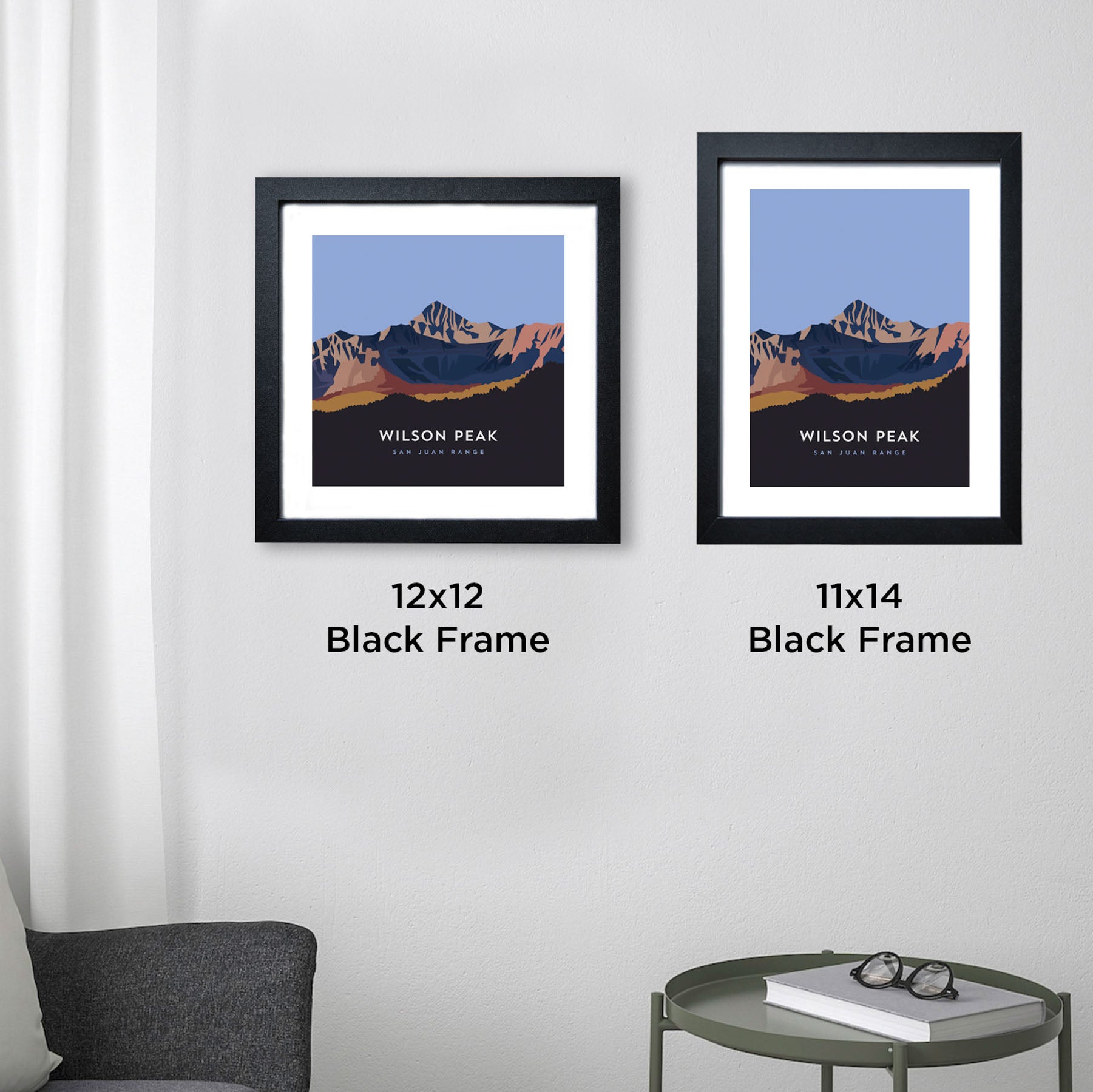 Wilson Peak Colorado 14er Framed Posters
