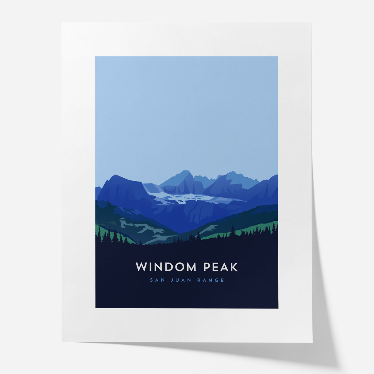 Windom Peak Colorado 14er Poster