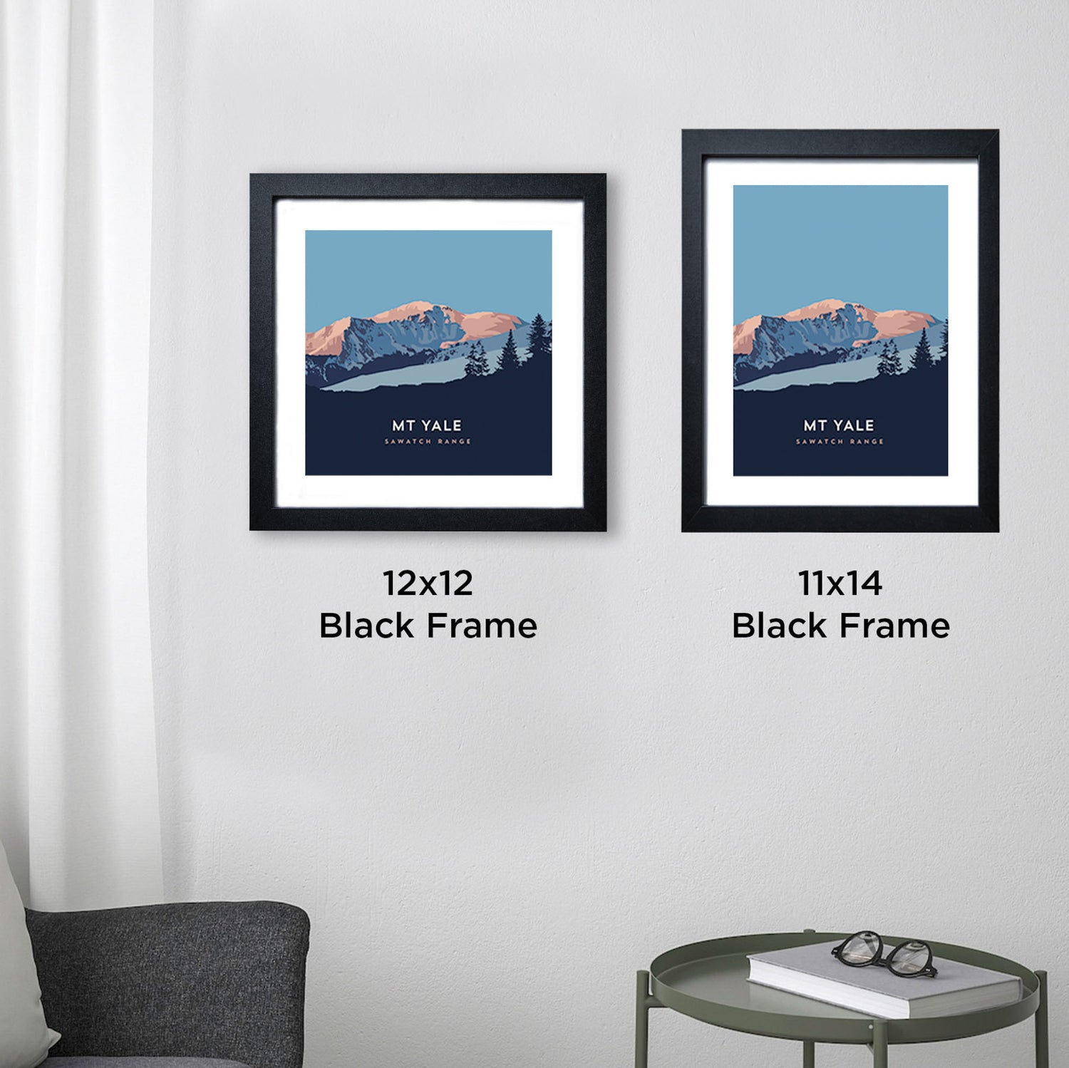 Mount Yale Colorado 14er Framed Poster