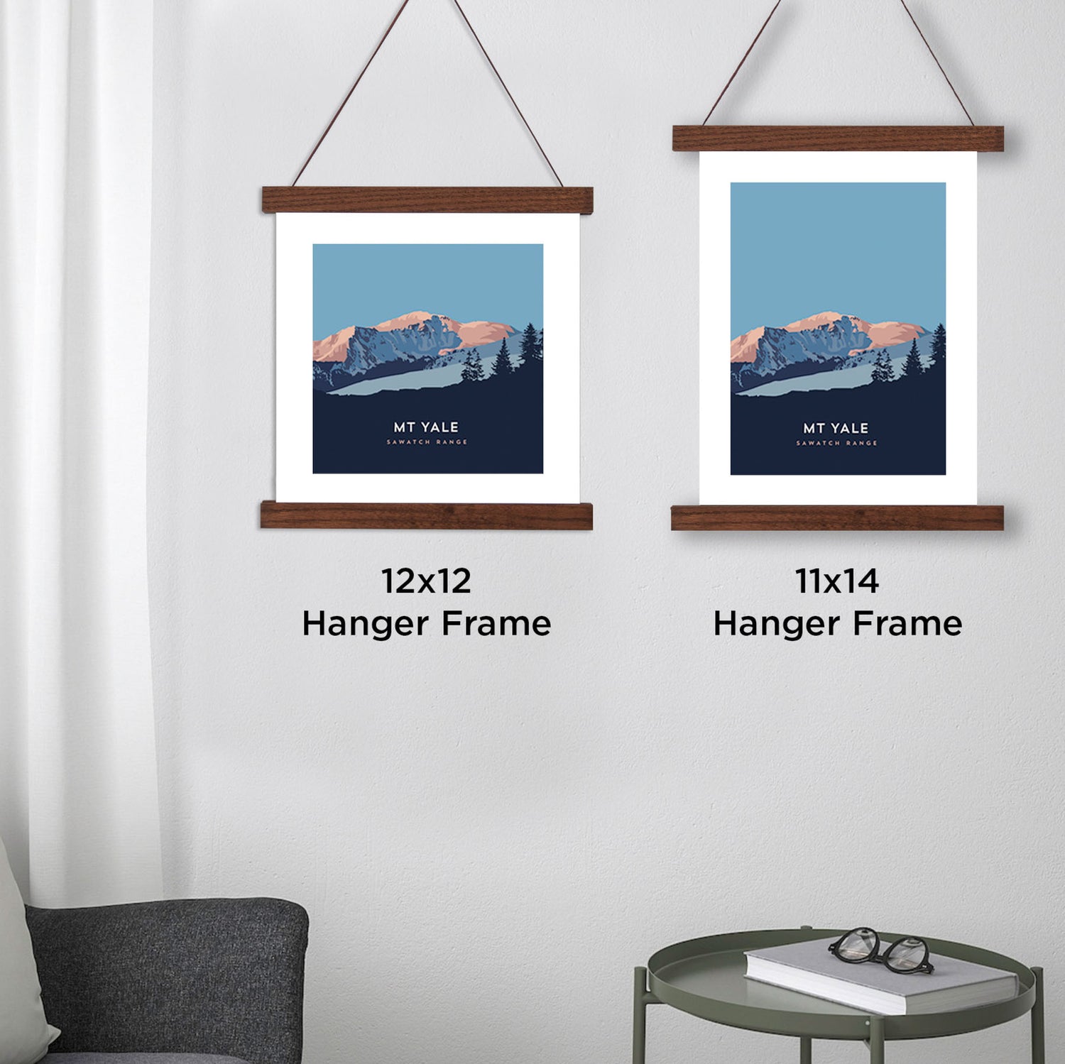 Mount Yale Colorado 14er Hanger Frame Poster