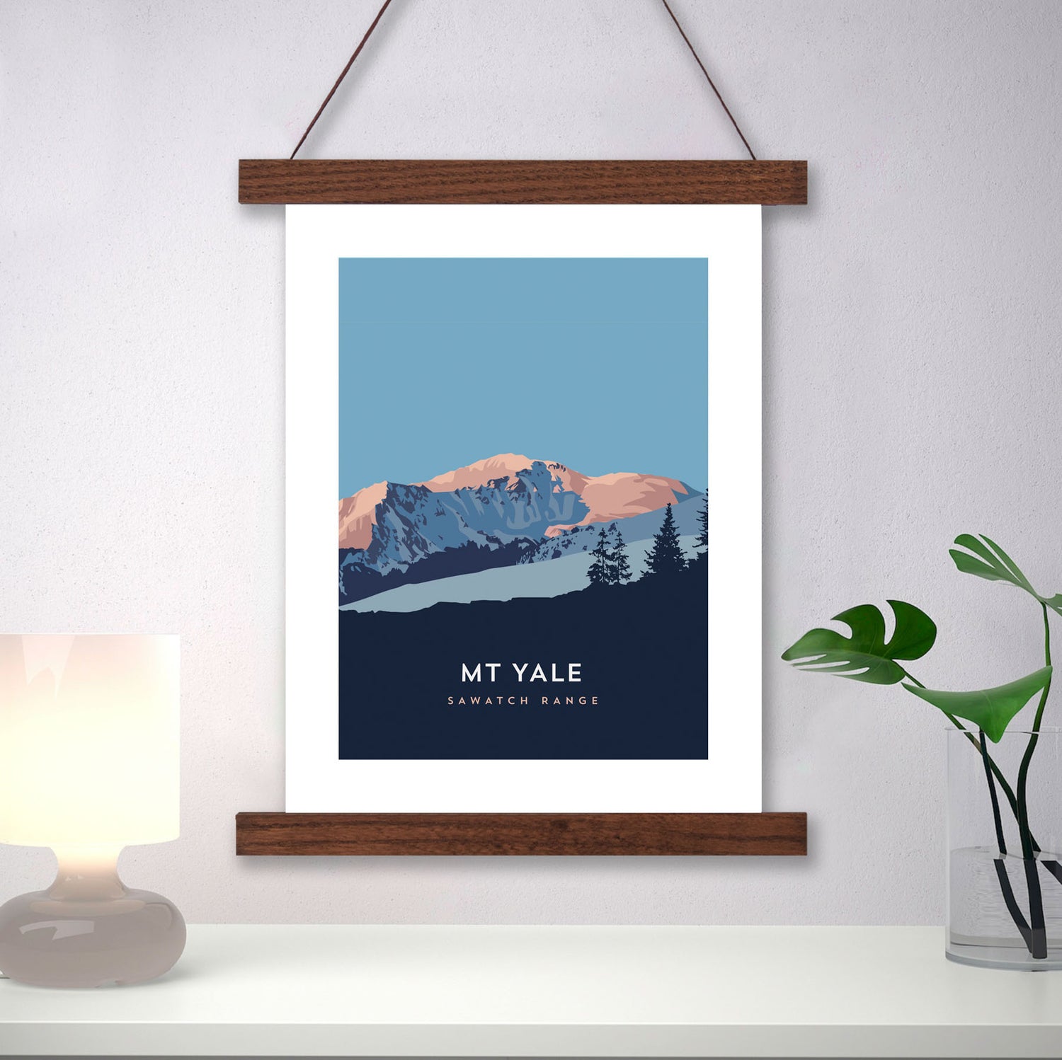 Mount Yale Colorado 14er Hanger Frame Poster