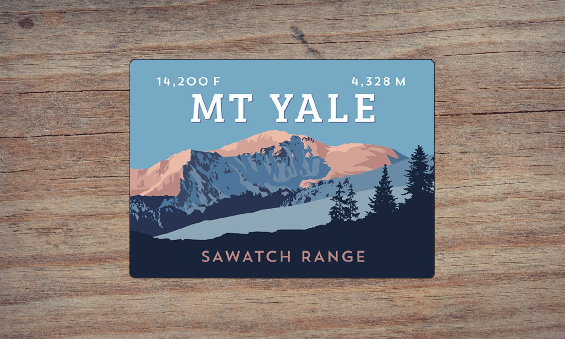 Mount Yale Colorado 14er Magnet
