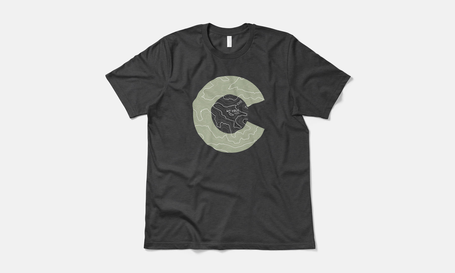 Mount Yale Topo 14er Shirt