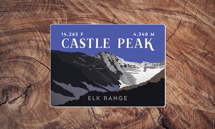 Elk Range Colorado 14er Sticker Pack