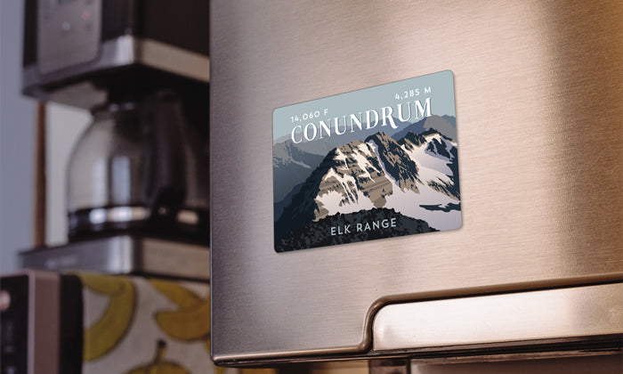 Conundrum Peak Colorado 14er Magnet