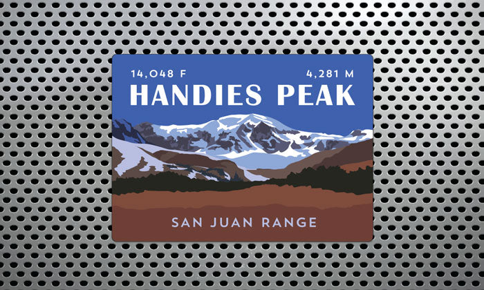 San Juan Range Colorado 14er Magnet Pack