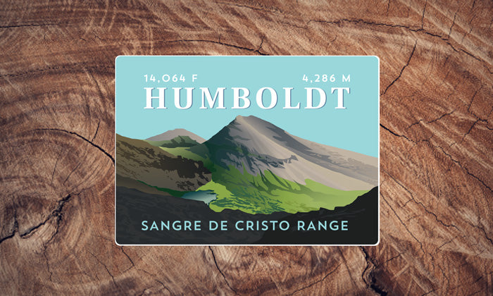 Sangre De Cristo Range Colorado 14er Sticker Pack